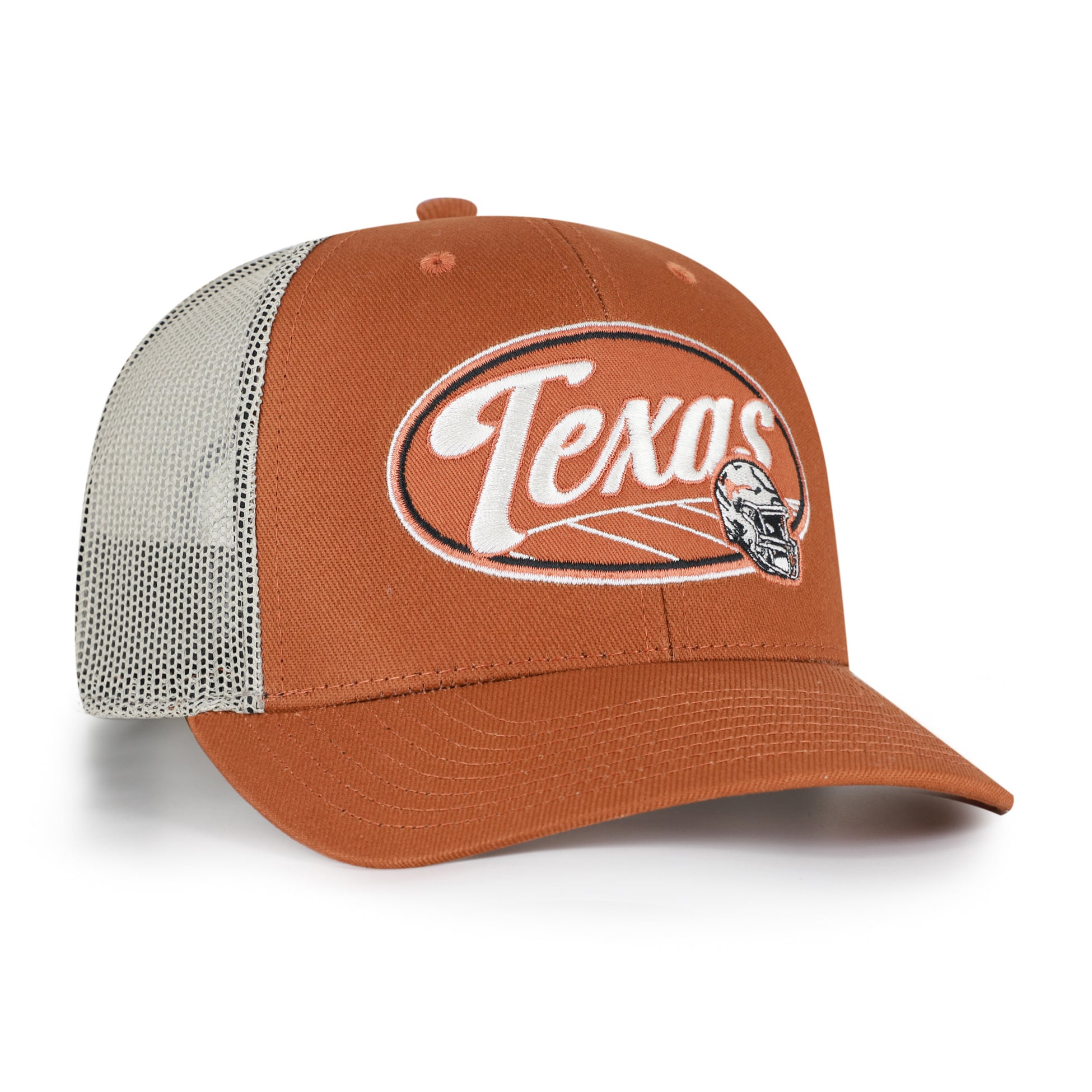 Casquette trucker unisexe '47 Texas Orange Texas Longhorns Enfield ajustable