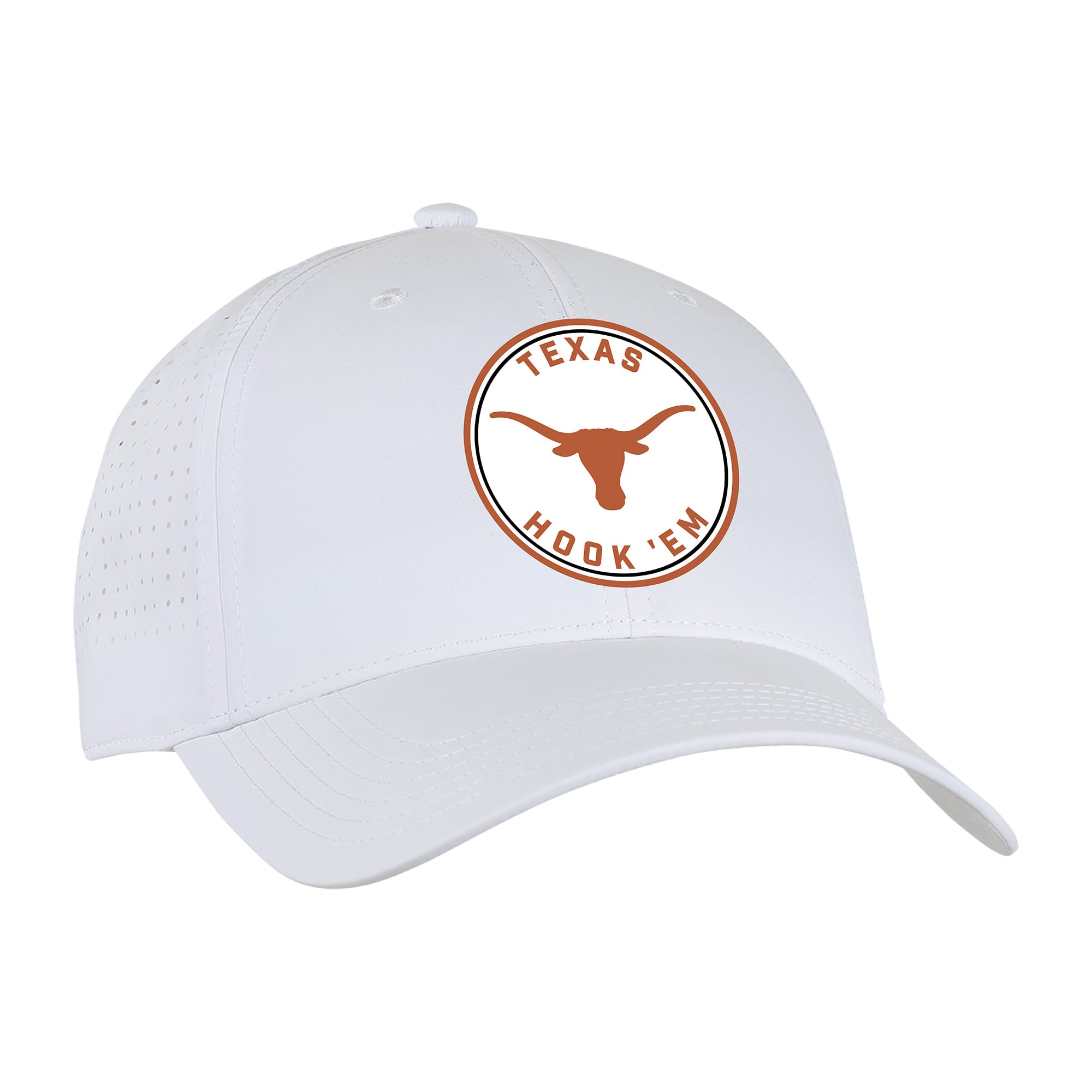 Unisex Ahead White Texas Longhorns Brezo Adjustable Hat