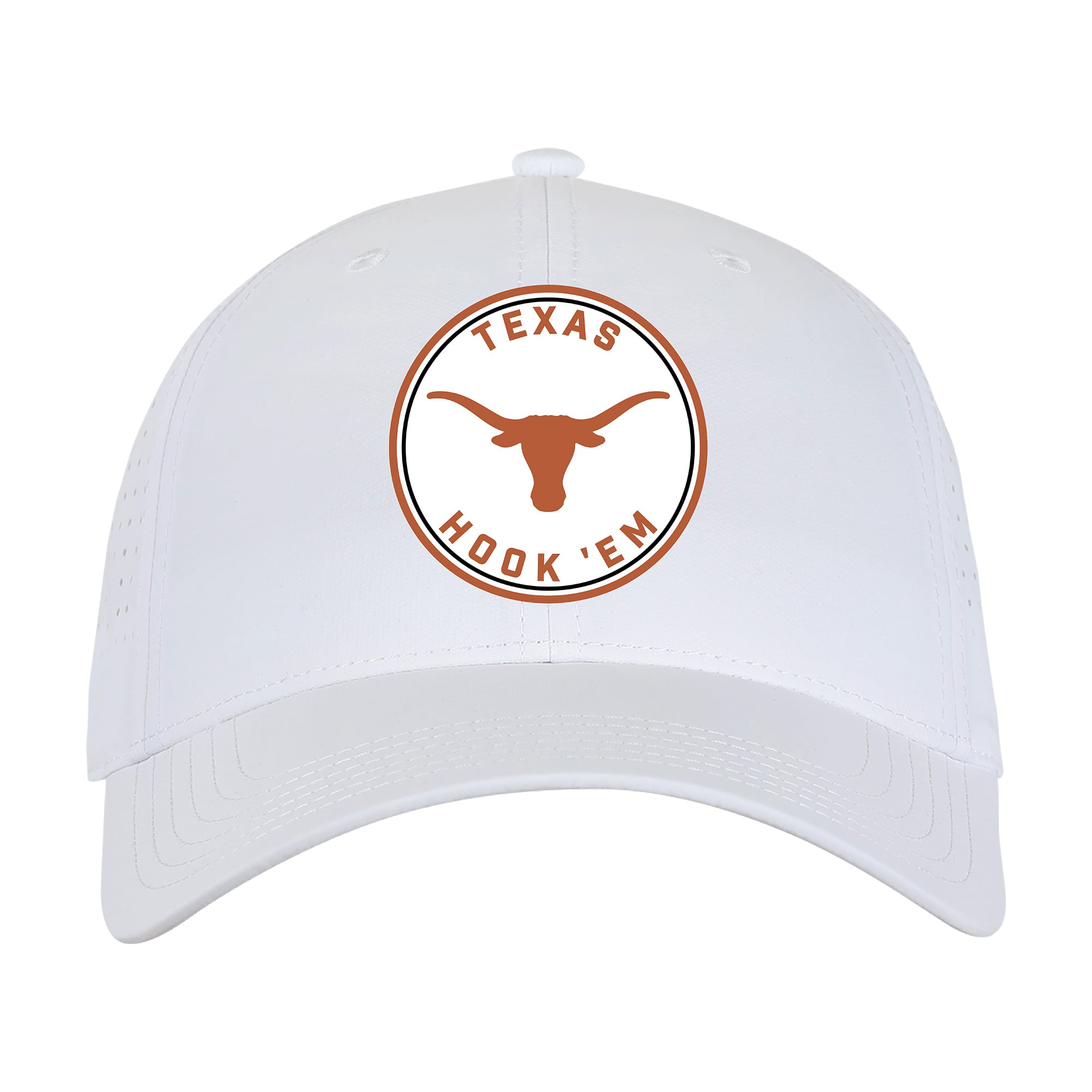 Unisex Ahead White Texas Longhorns Brezo Adjustable Hat