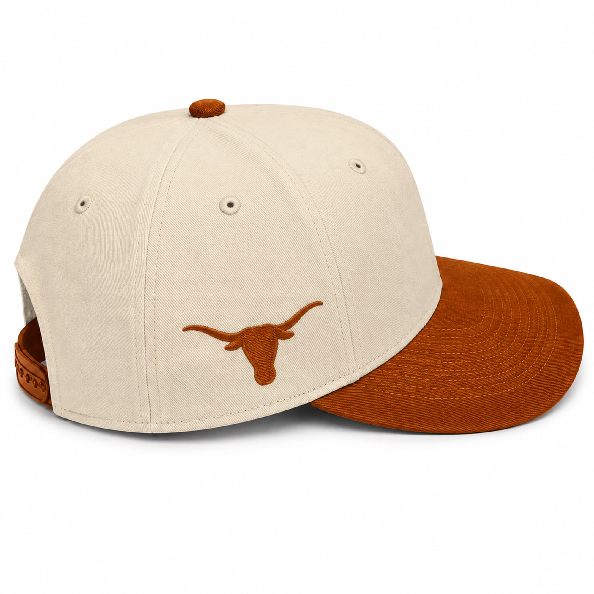 Casquette unisexe Wrangler crème/orange Texas Longhorns à motif cachemire ajustable