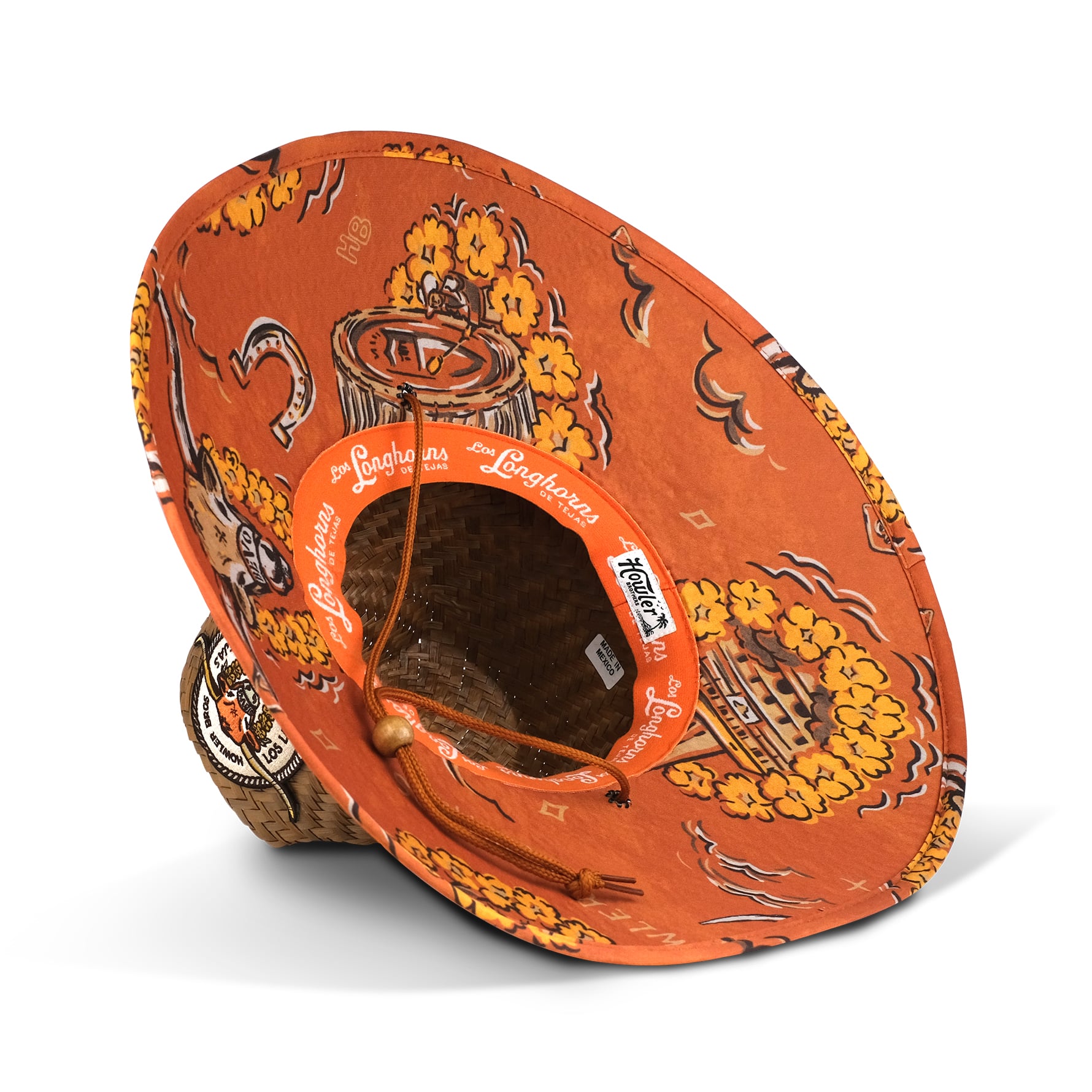Chapeau de sauveteur unisexe Howler Brothers, motif Texas Longhorns.