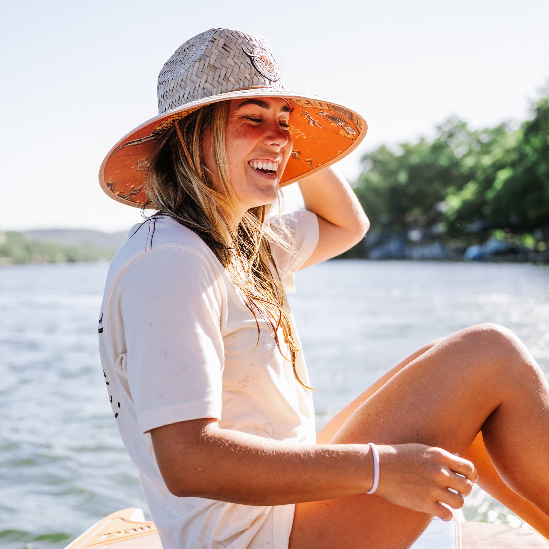 Chapeau de sauveteur unisexe Howler Brothers, motif Texas Longhorns.