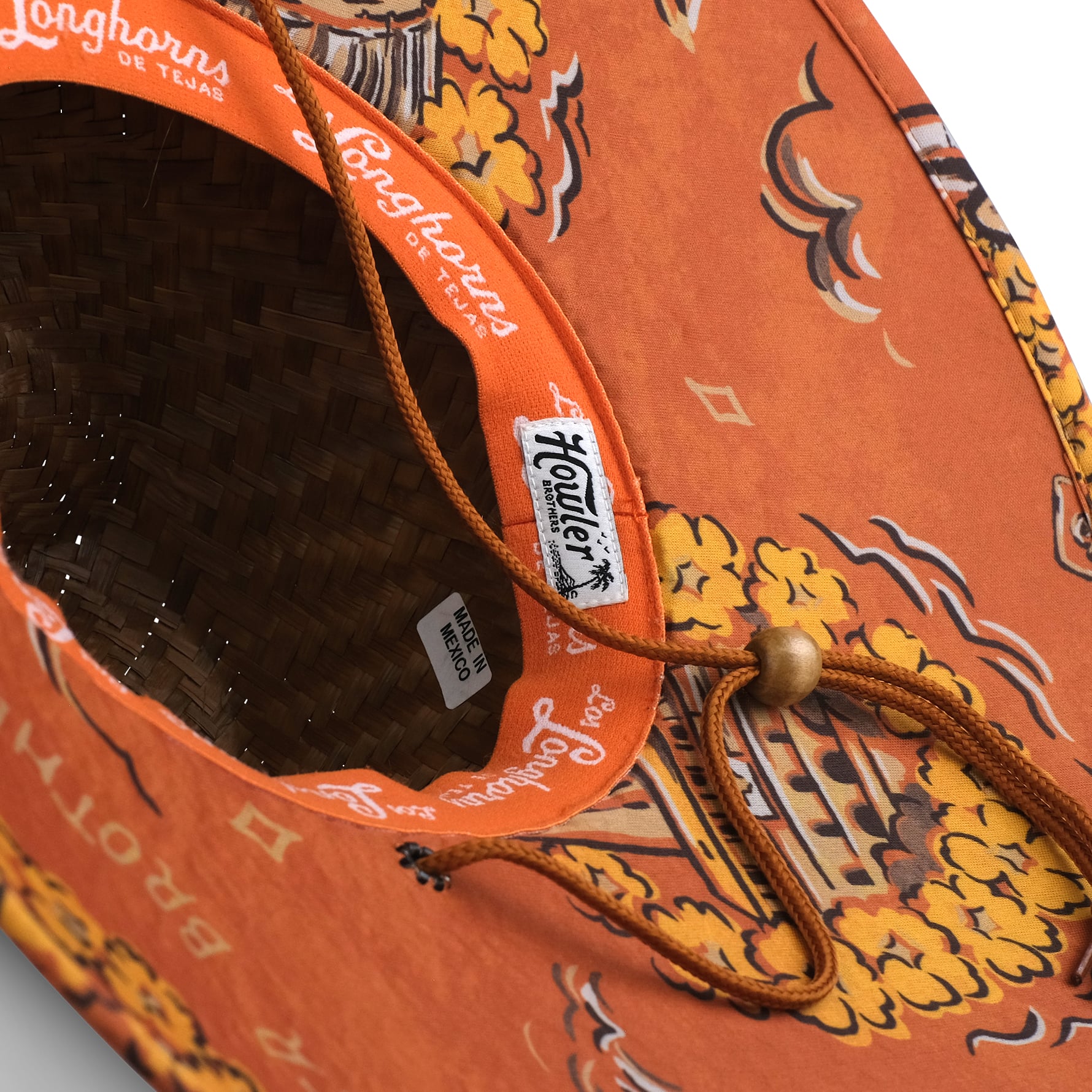 Chapeau de sauveteur unisexe Howler Brothers, motif Texas Longhorns.