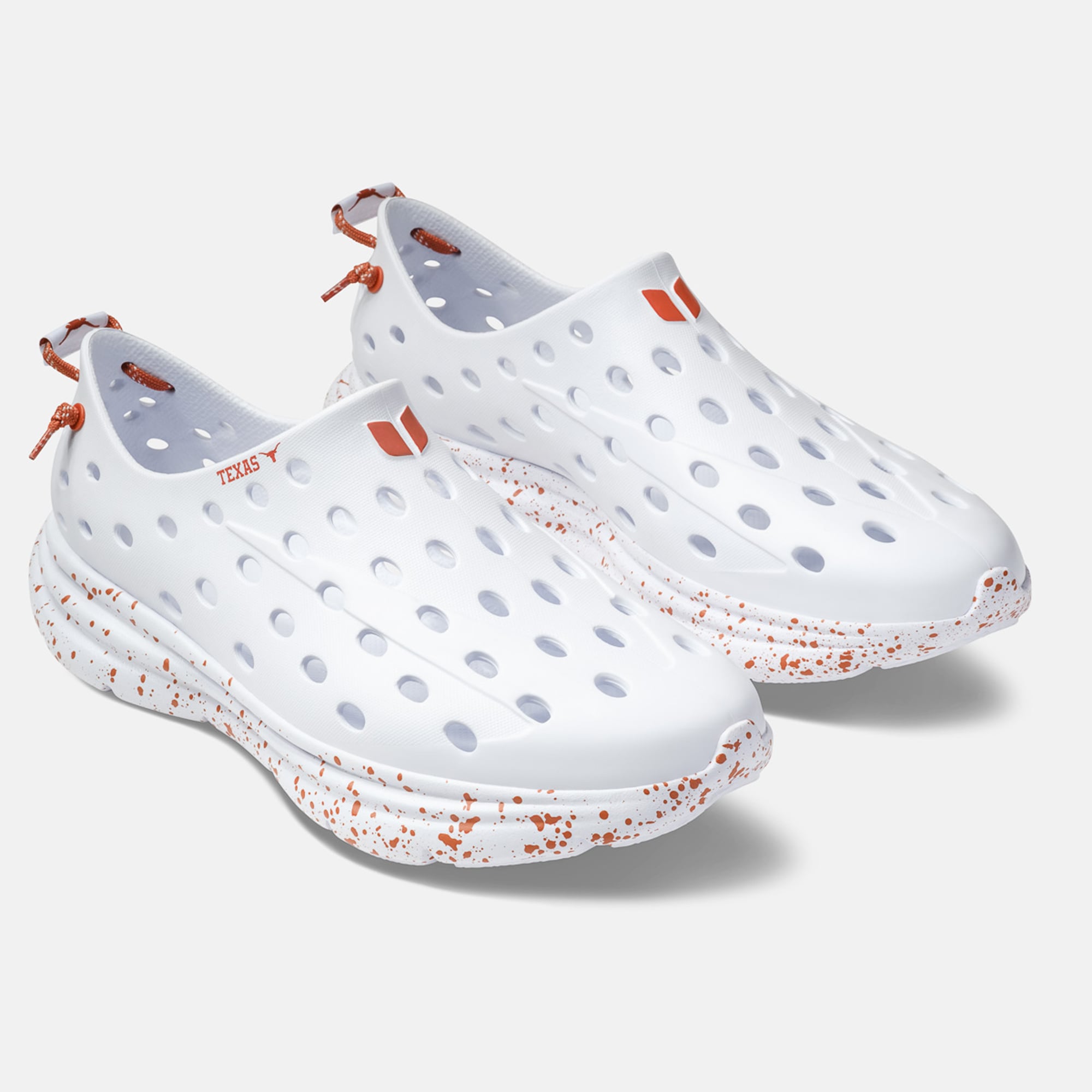 Chaussures unisexes Kane Footwear blanches à motifs Texas Longhorns