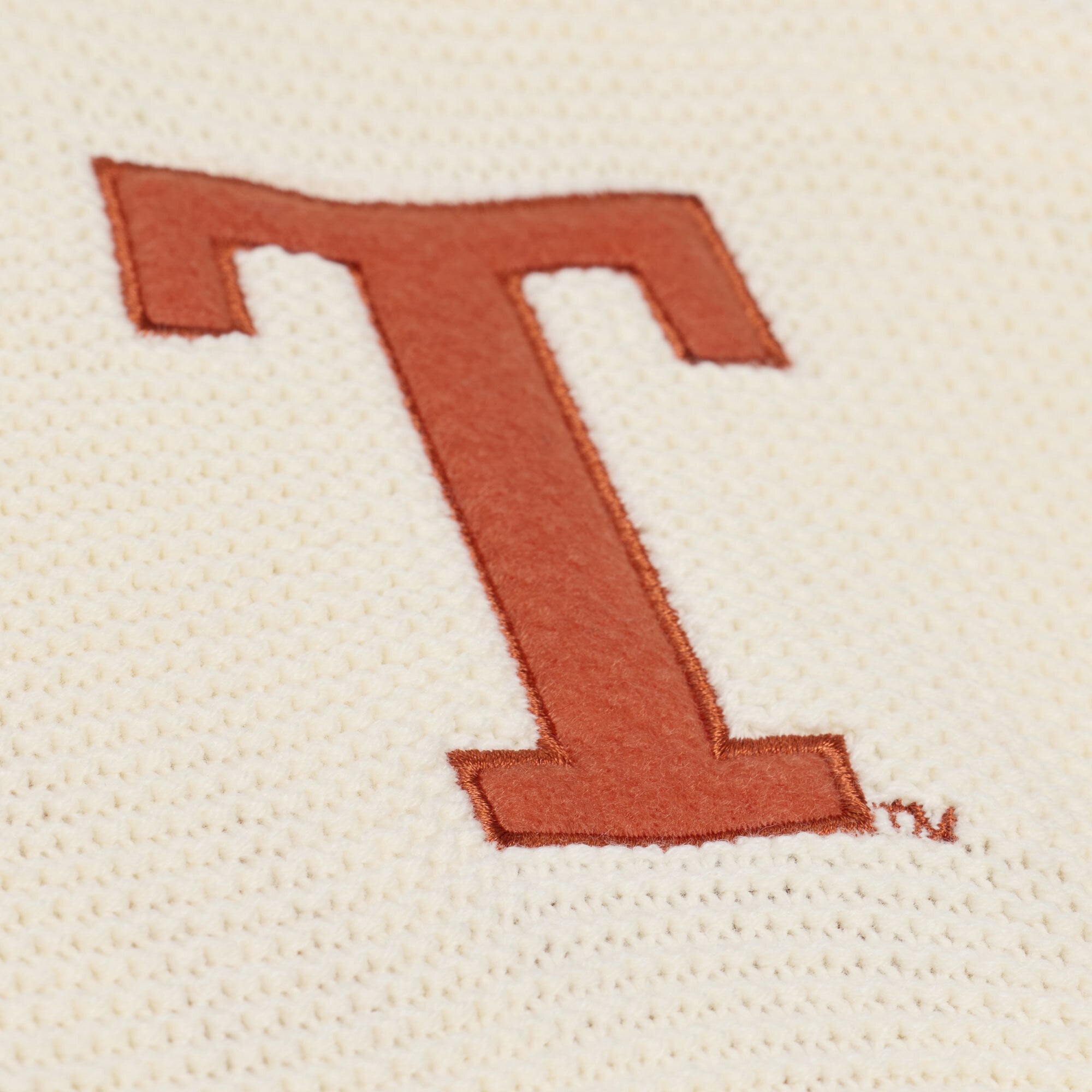 Unisex Mitchell & Ness Cream Texas Longhorns Retro Roots Sweater Jersey