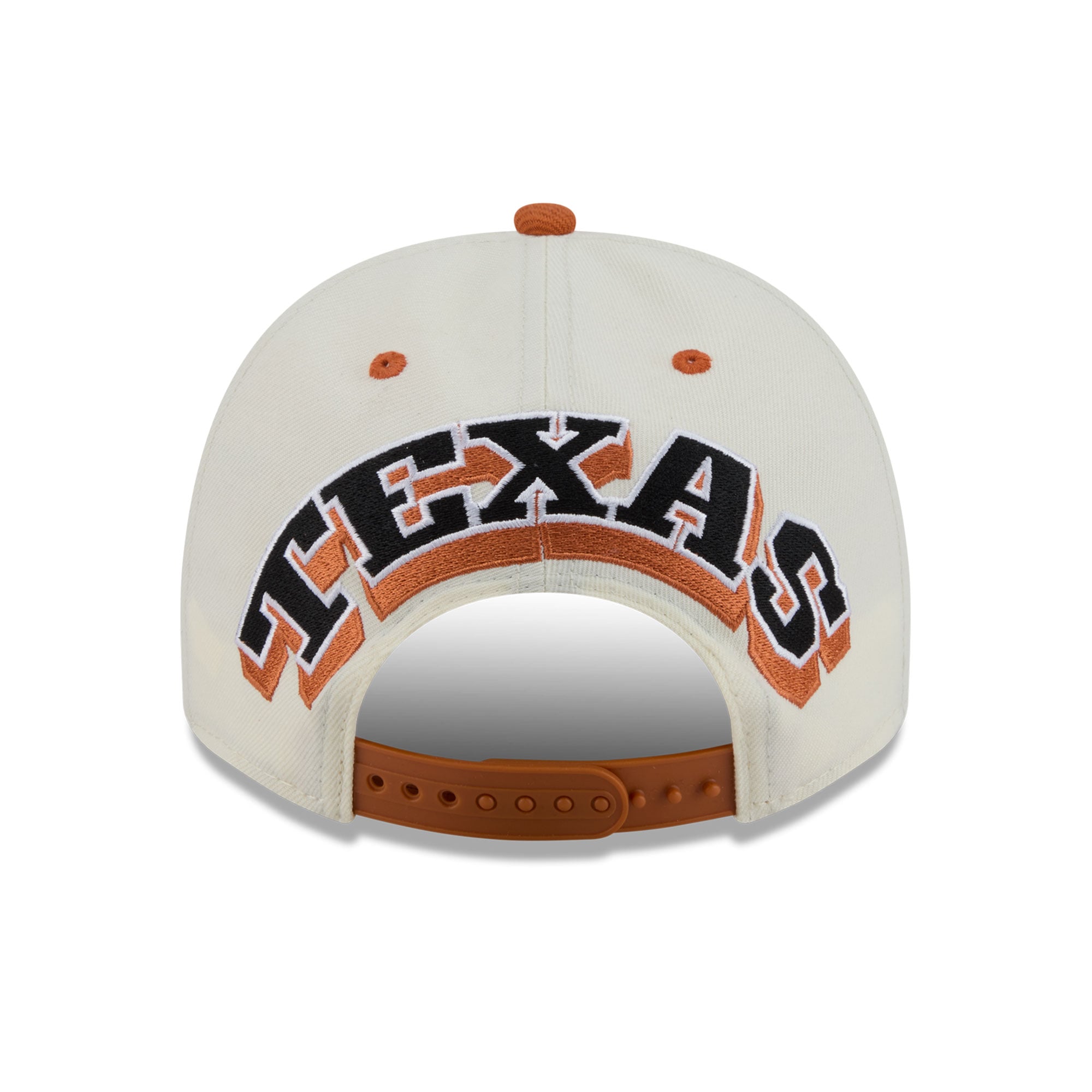 Unisex New Era White/Texas Orange Texas Longhorns A-Frame 9FIFTY Snapback Hat