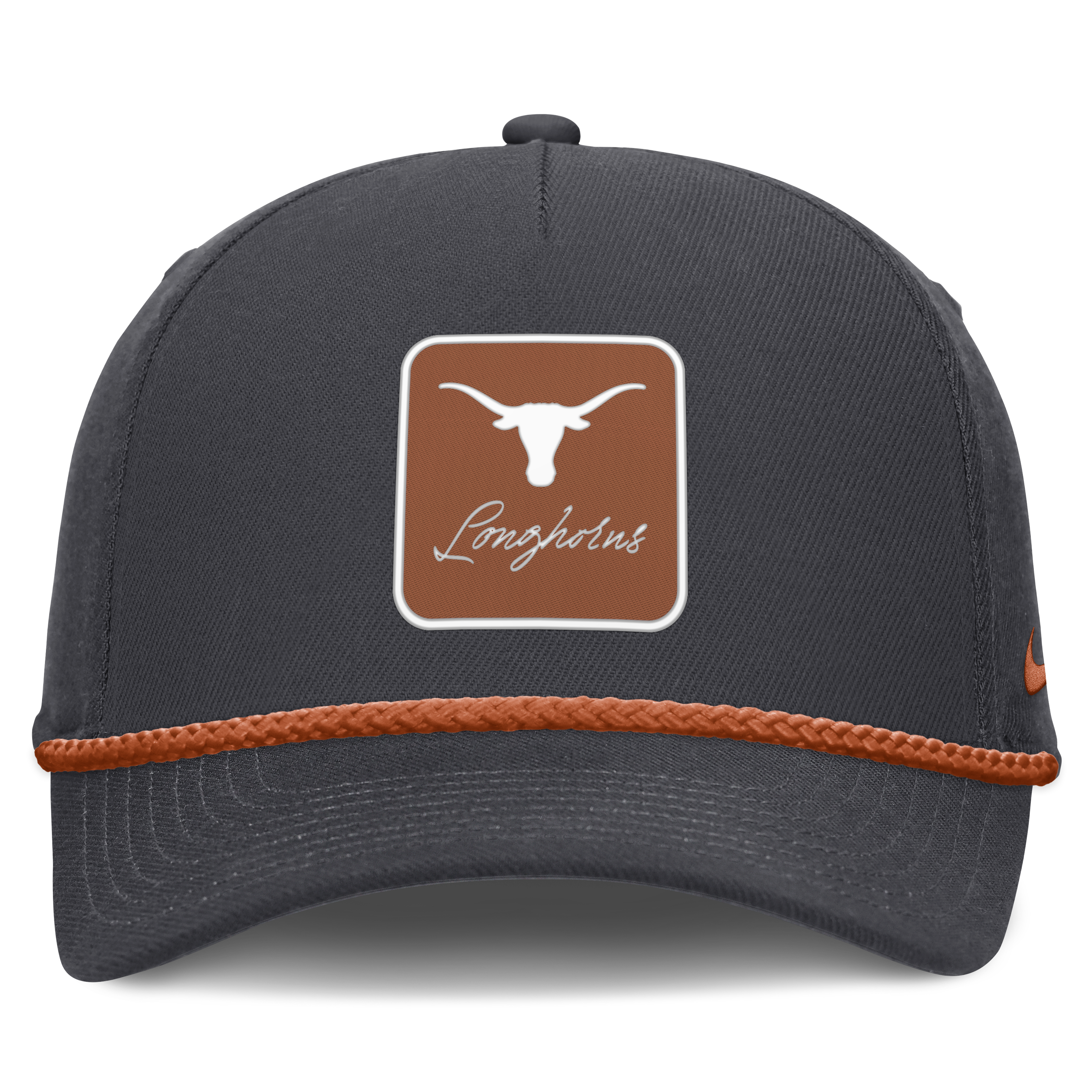 Casquette unisexe Nike anthracite Texas Longhorns à inscription et taille ajustable