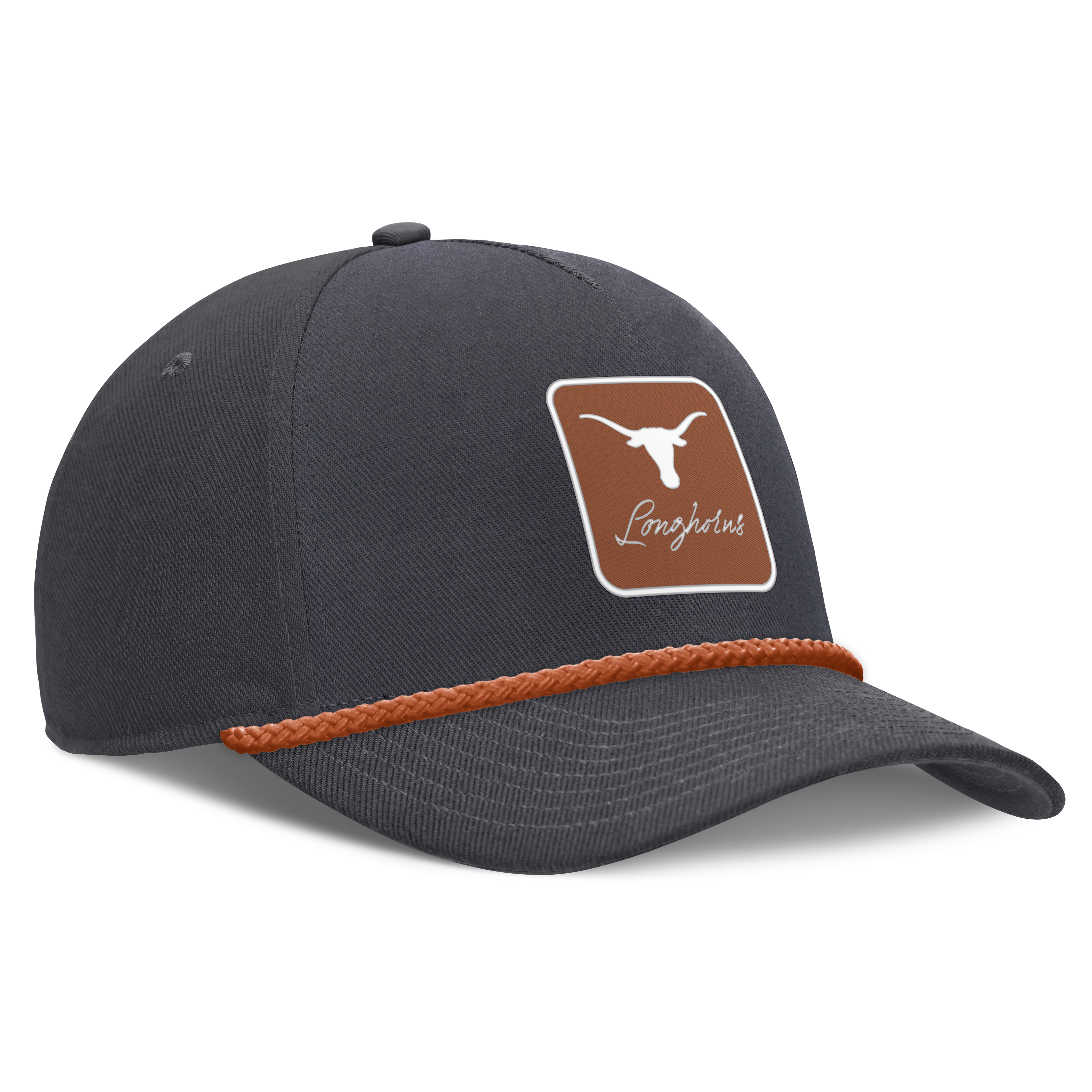 Casquette unisexe Nike anthracite Texas Longhorns à inscription et taille ajustable