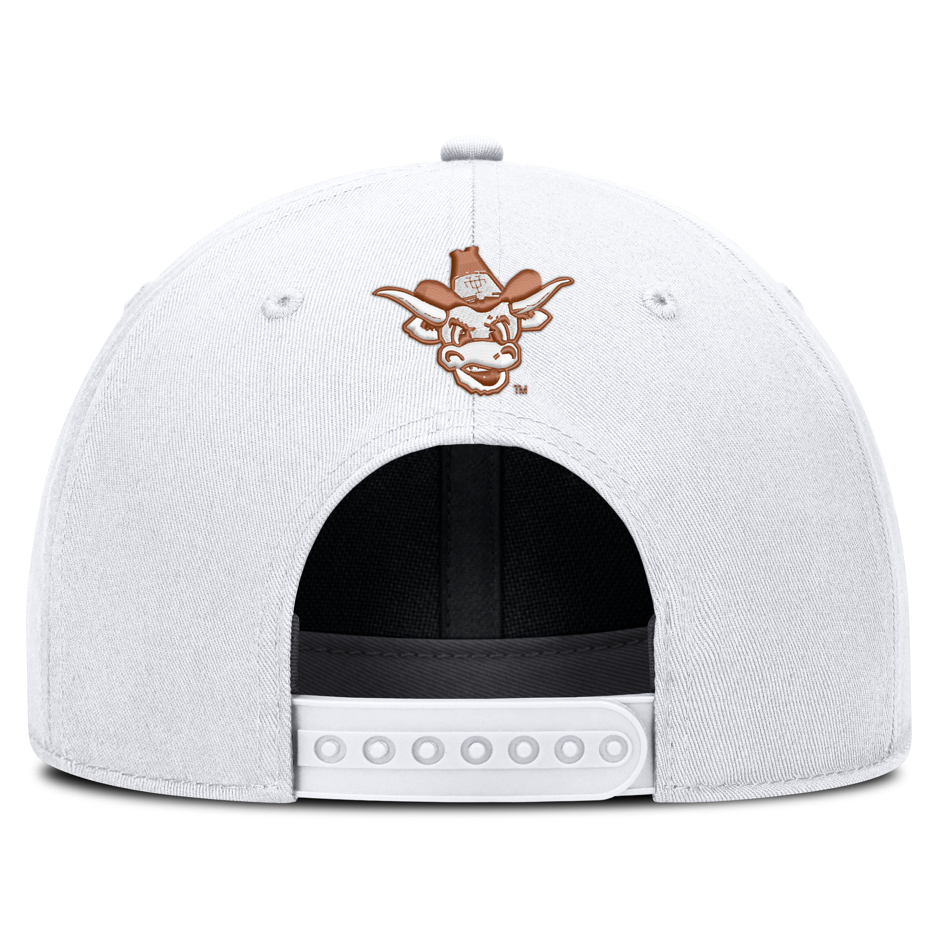 Casquette unisexe Nike Off White Texas Longhorns Legacy Letter & Location Rise ajustable
