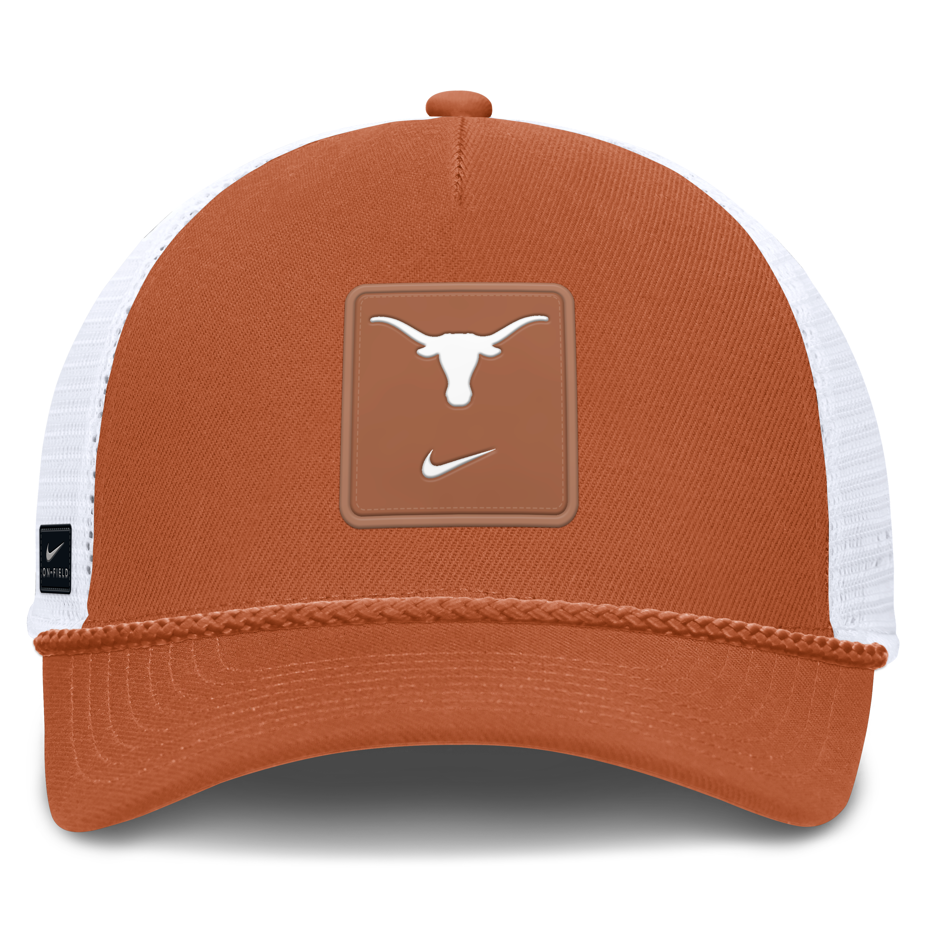 Casquette trucker unisexe Nike Texas Orange Texas Longhorns 2026 On-Field Gameday Rope, ajustable