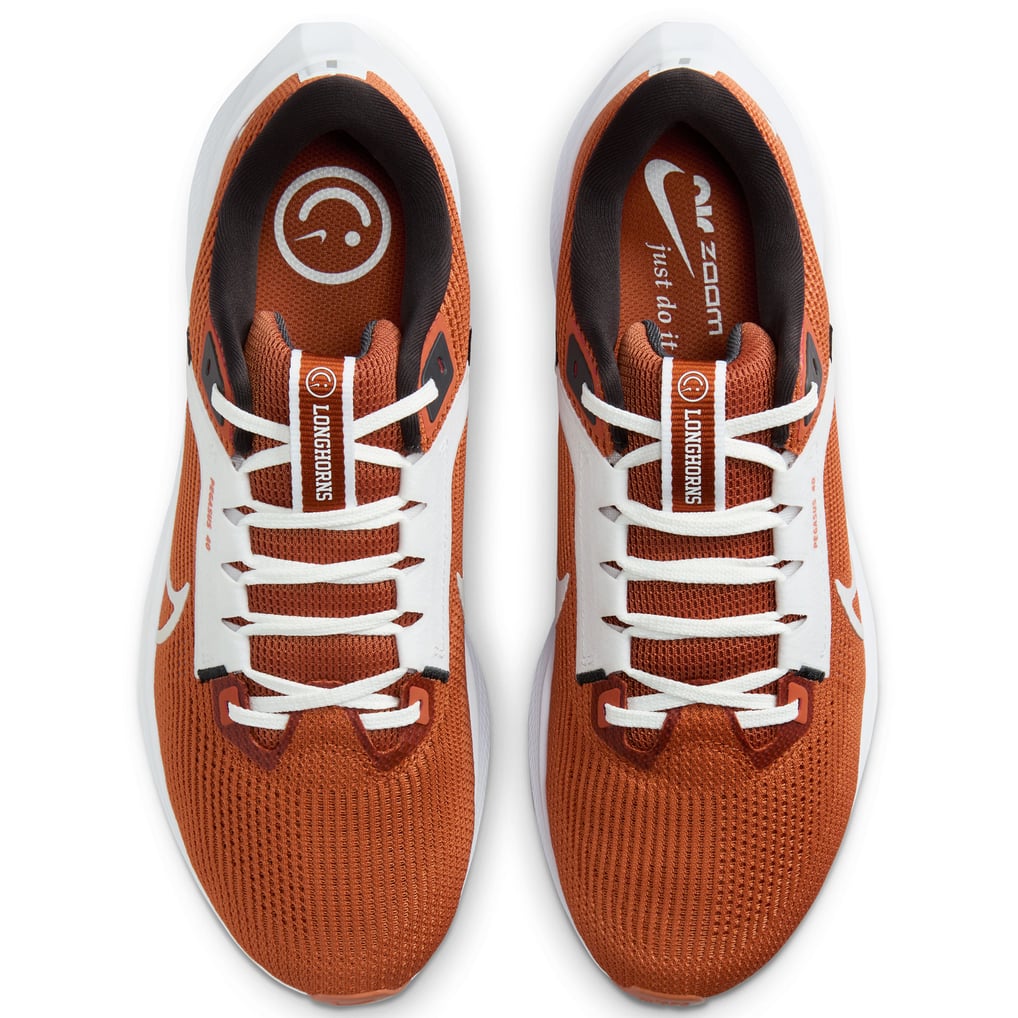 Nike Air Zoom Pegasus 40 Texas Longhorns Shoes Mens 7 Orange Unisex Nike Texas Orange Texas Longhorns Zoom Pegasus 40  main image 4