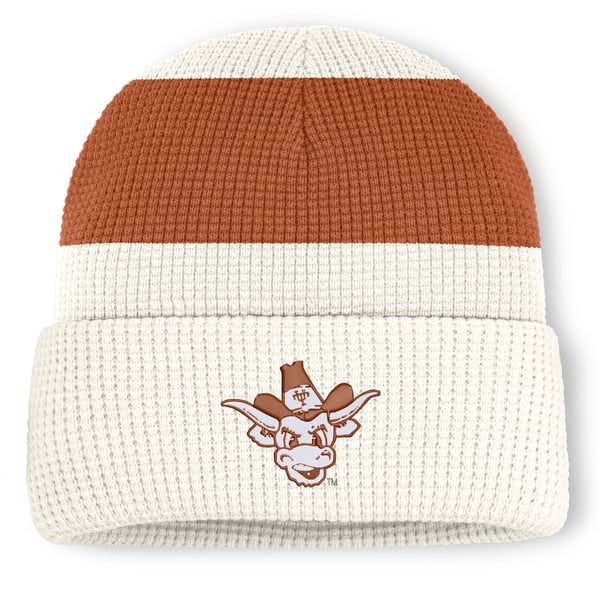 Unisex Nike White Texas Longhorns Legacy Letter Cuffed Knit Hat