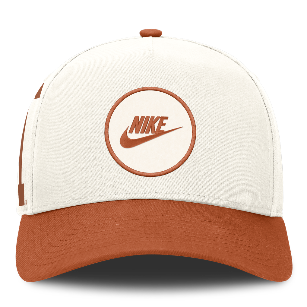 Unisex Nike White/Texas Orange Texas Longhorns Rise Side Logo A-Frame ...