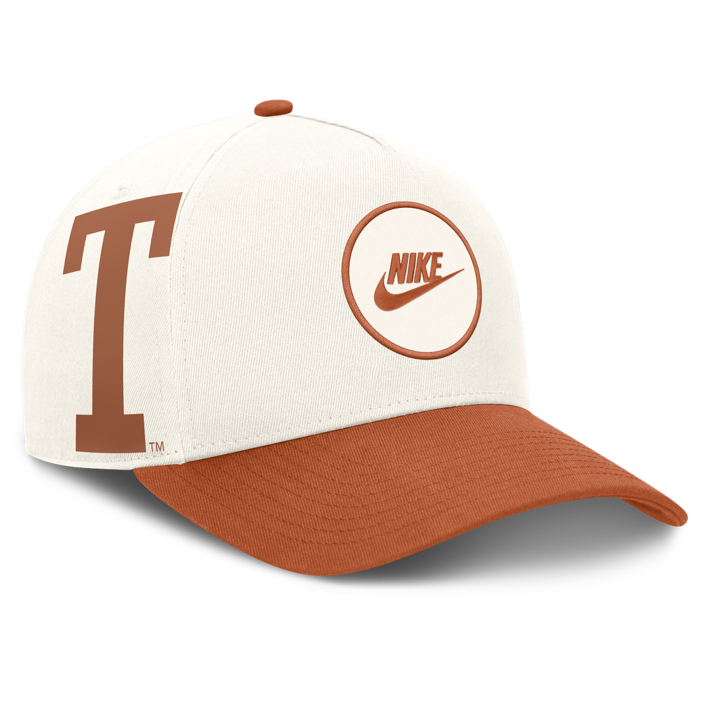 Unisex Nike White/Texas Orange Texas Longhorns Rise Side Logo A-Frame ...