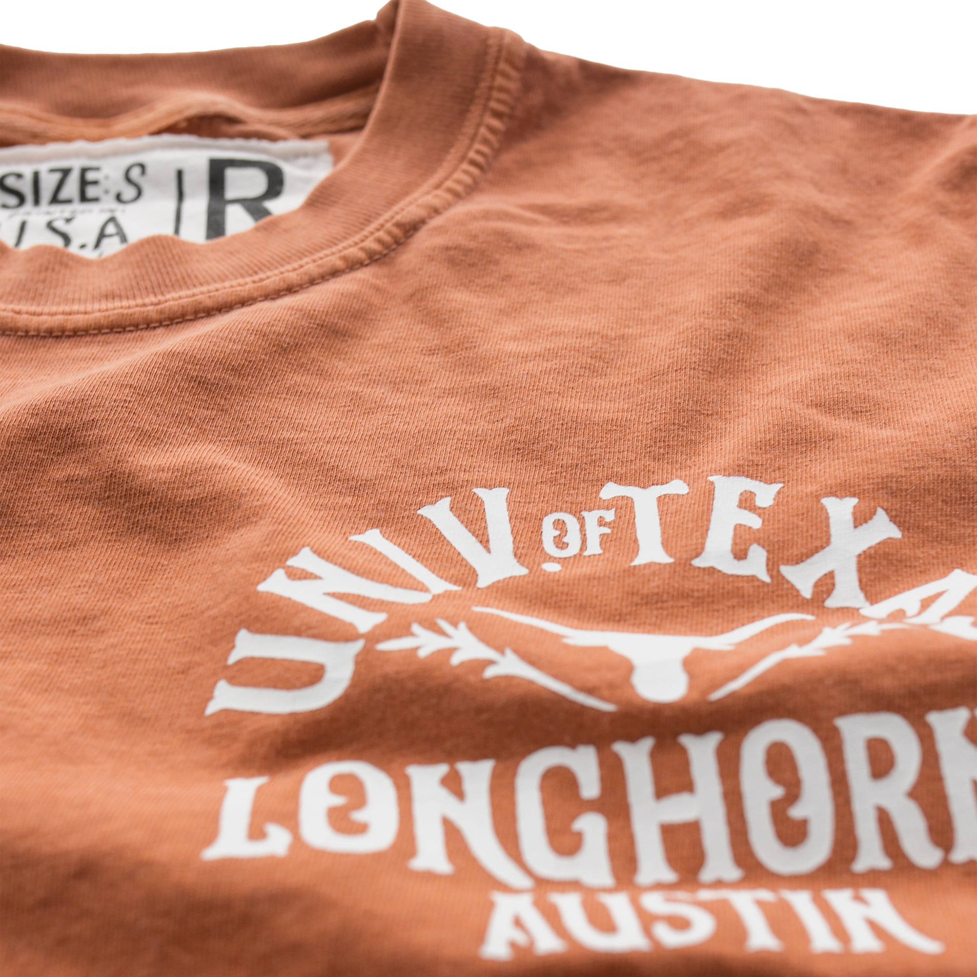 Unisex Roots of Fight x Texas Longhorns Orange Hook 'Em Horns T-Shirt