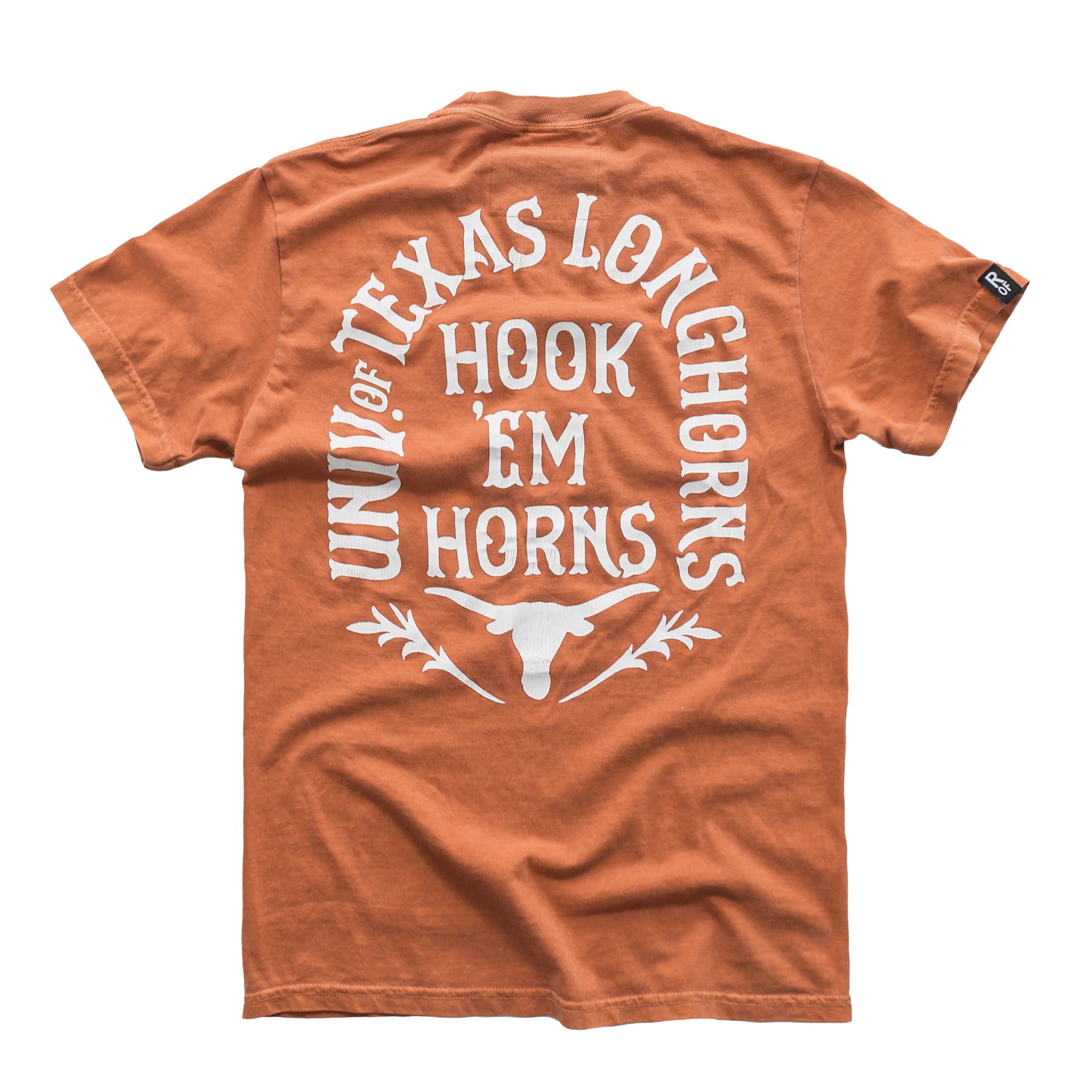 Unisex Roots of Fight x Texas Longhorns Orange Hook 'Em Horns T-Shirt