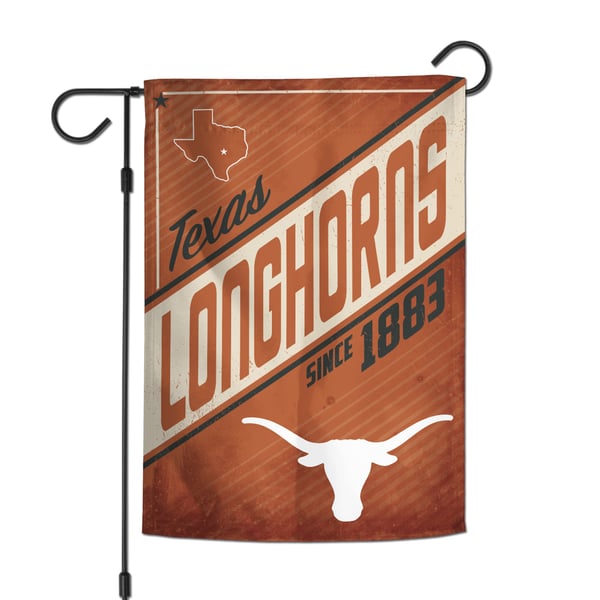 WinCraft Texas Longhorns 12″ x 18″ Throwback Logo Double-Sided Garden Flag