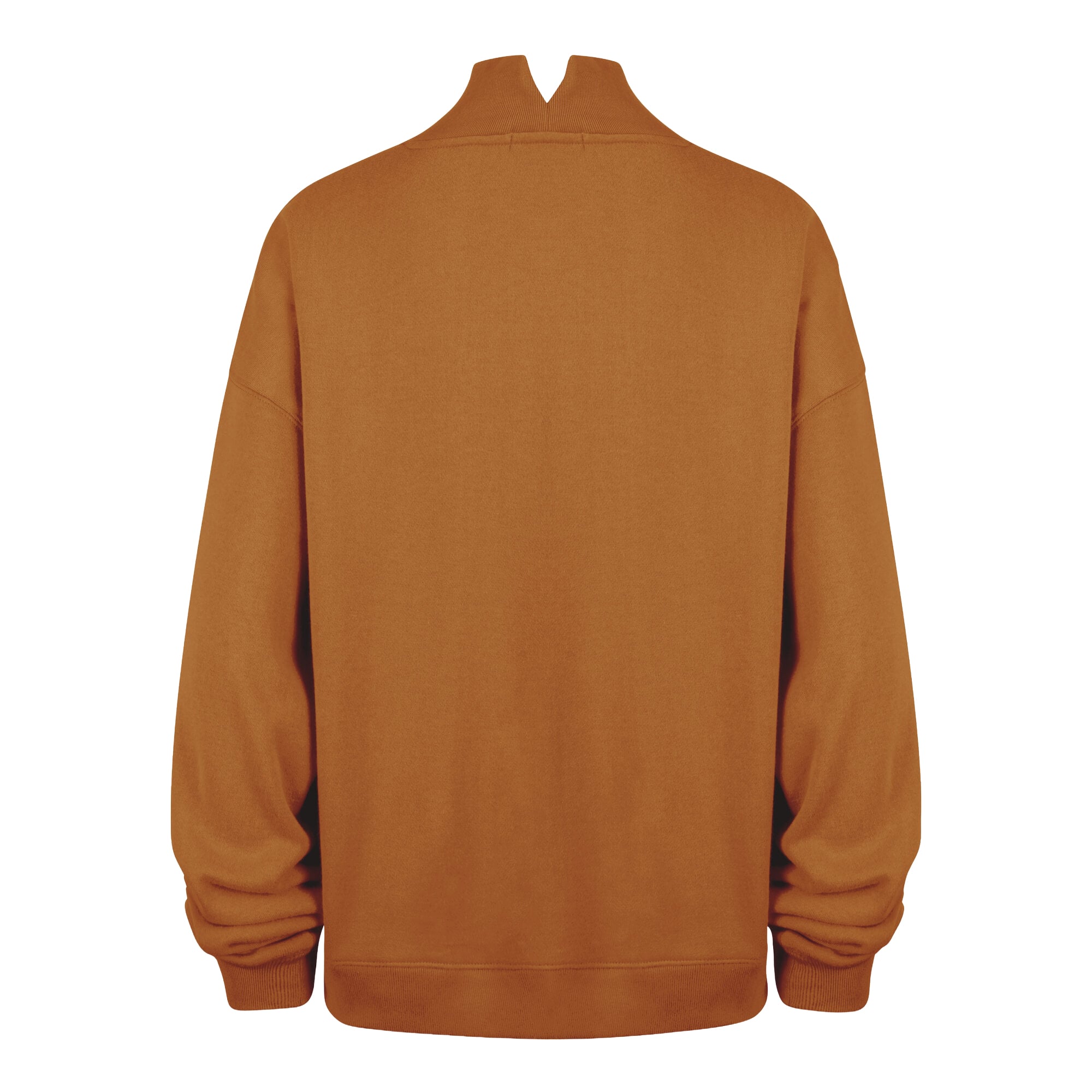 Women's '47  Texas Orange Longhorns Mock Neck Sweatshirt