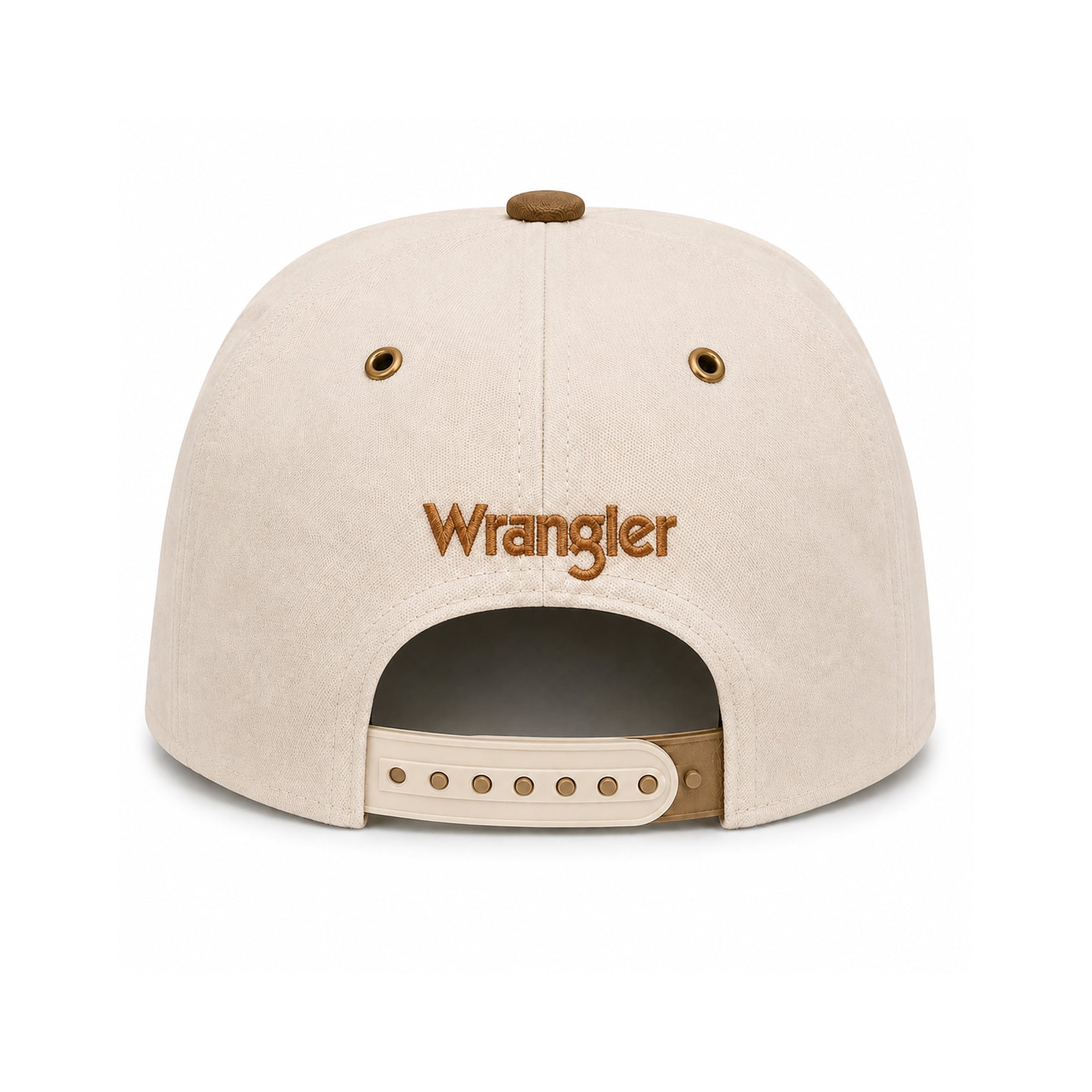 Casquette pour femme X x Wrangler Crème/Marron Bottes Texas Longhorns Cherry Chapeau ajustable