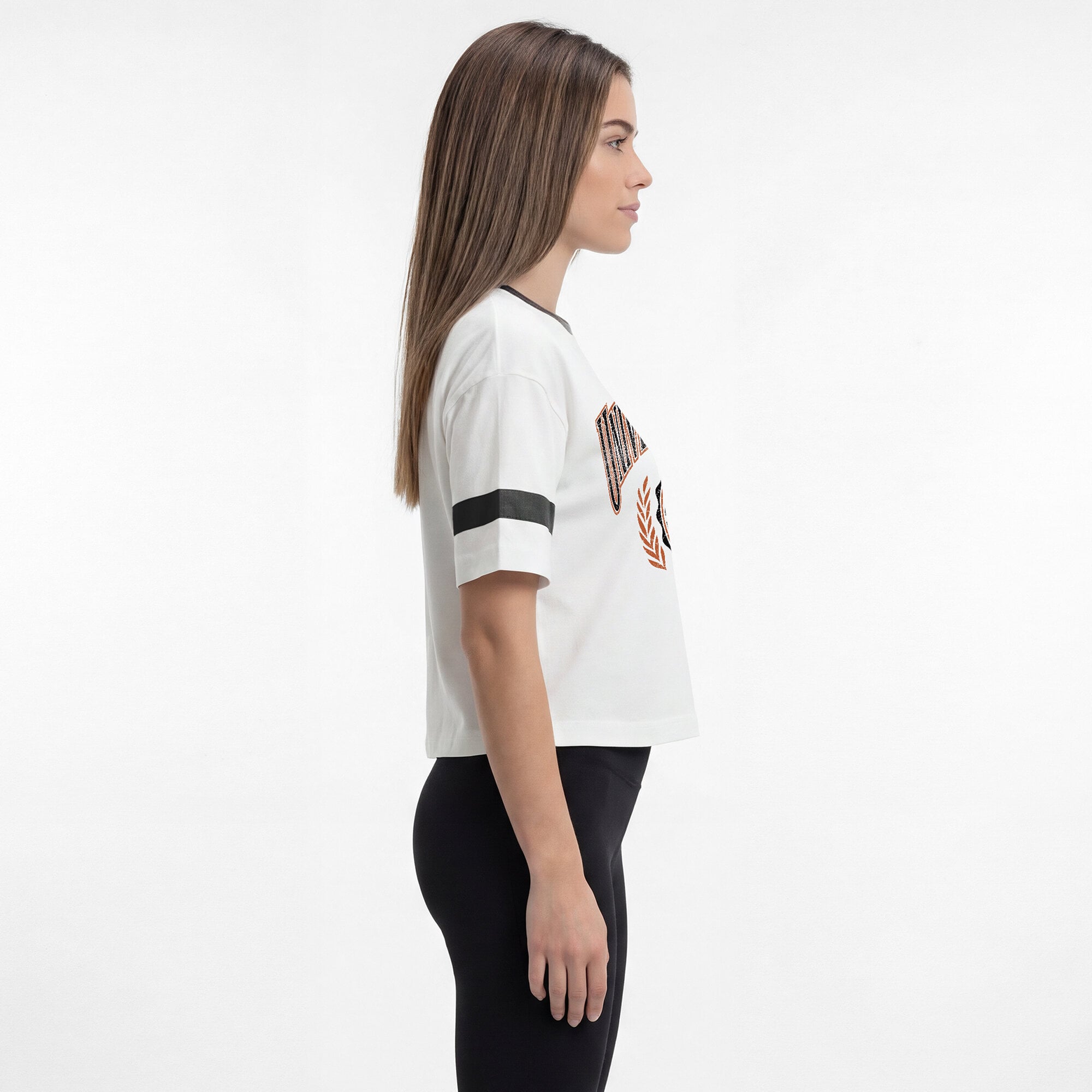 Women's Champion White Texas Longhorns Retro Oversized T-Shirt