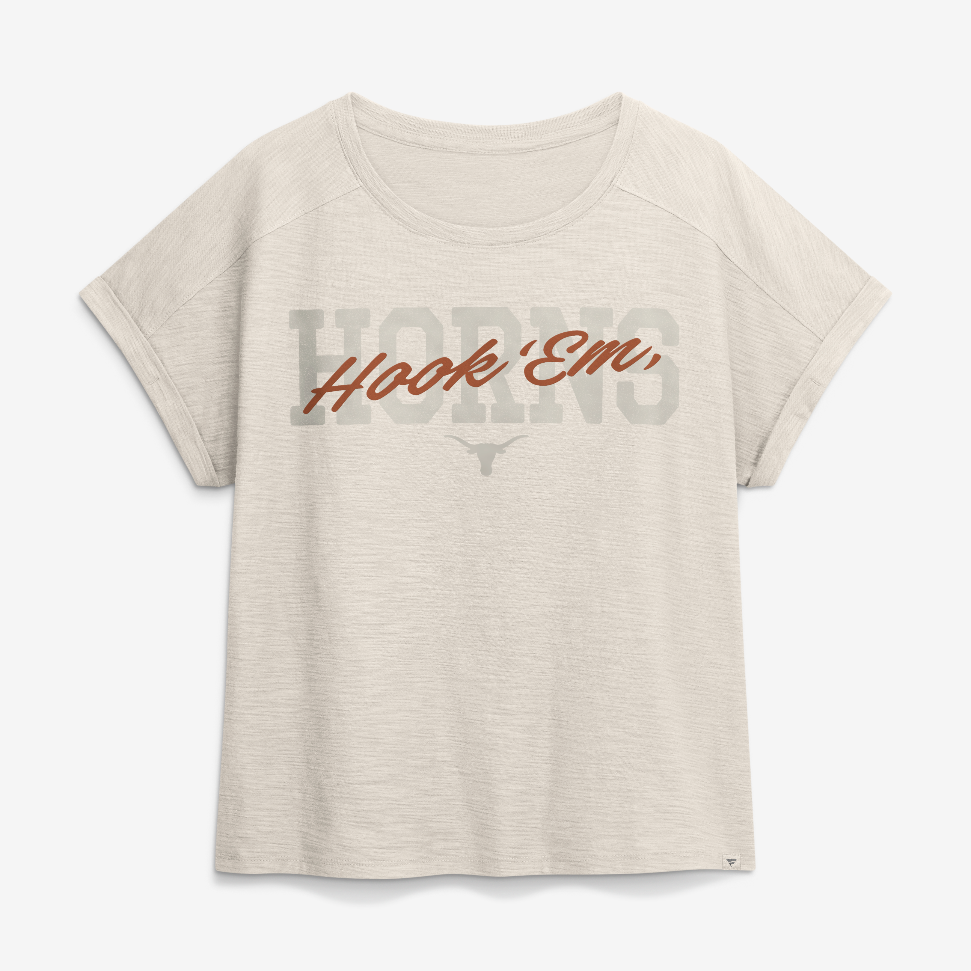 T-shirt oversize premium Fanatics Natural Texas Longhorns Hometown pour femmes