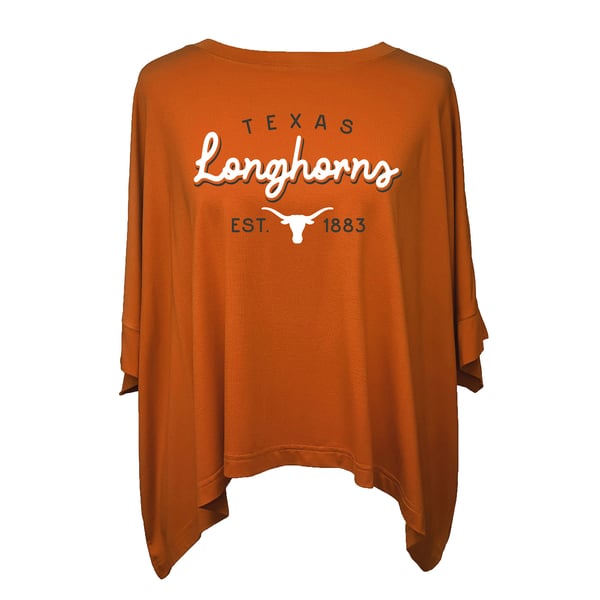 Women’s Flying Colors Apparel Texas Orange Texas Longhorns Felicity Flowy T-Shirt