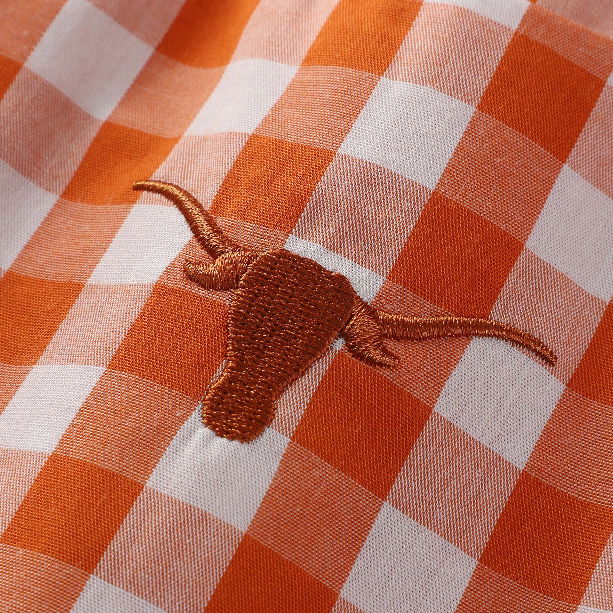 Women's Gameday Social Texas Orange Longhorns Gingham Skort Dress
