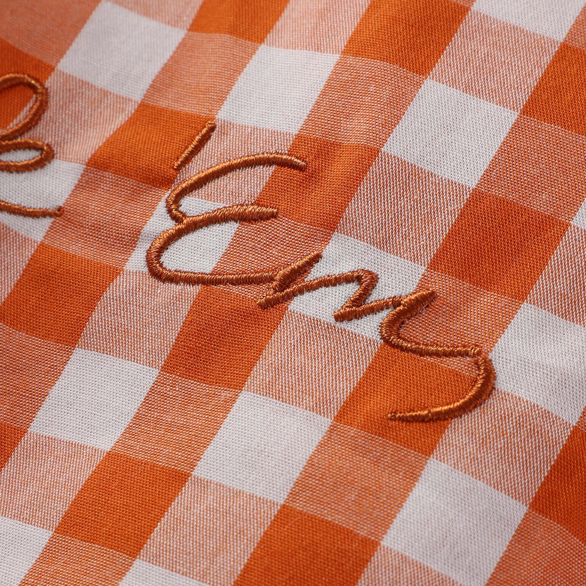 Women's Gameday Social Texas Orange Longhorns Gingham Skort Dress