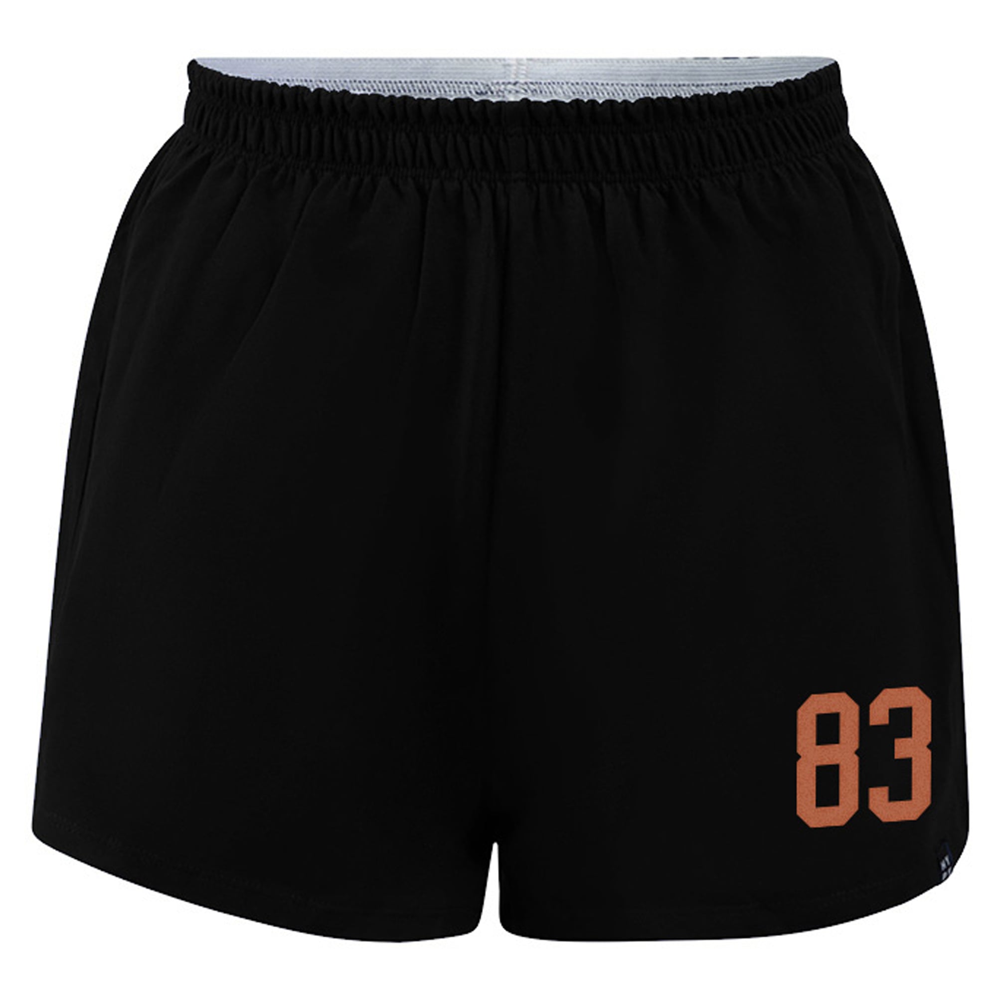 Short de sport pour femmes Black Texas Longhorns la marque Hype and Vice