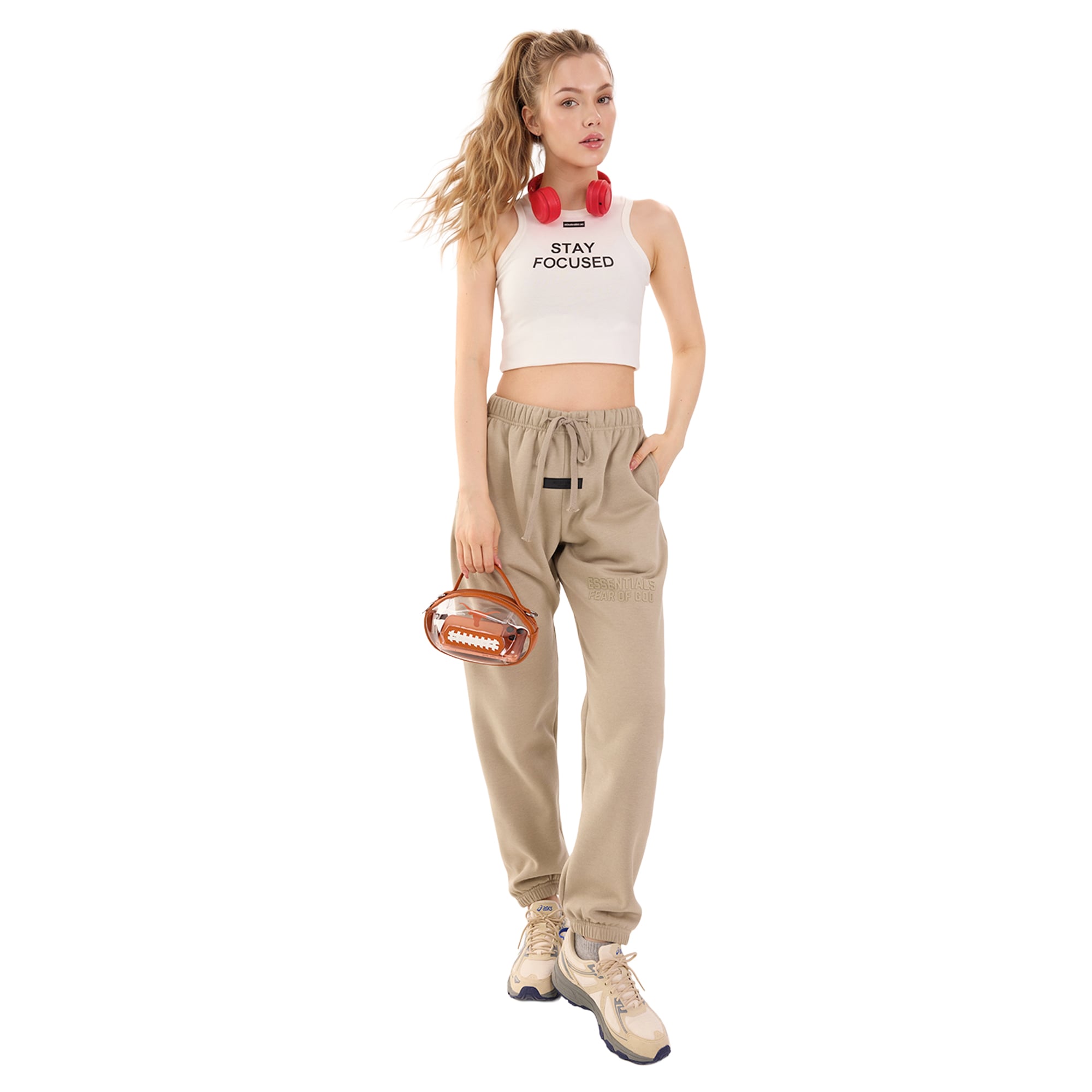 Sac bandoulière transparent Montana West pour femme