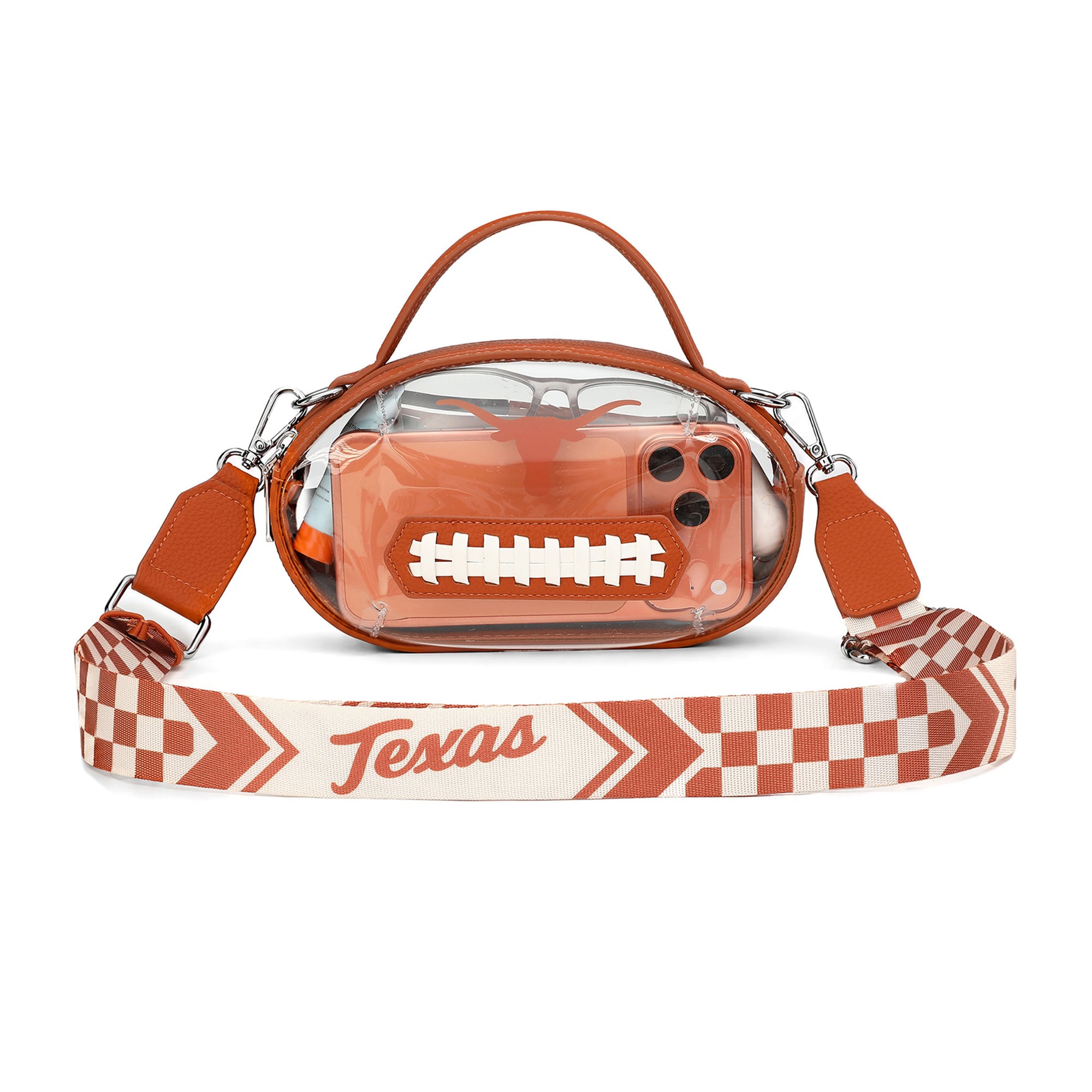 Sac bandoulière transparent Montana West pour femme
