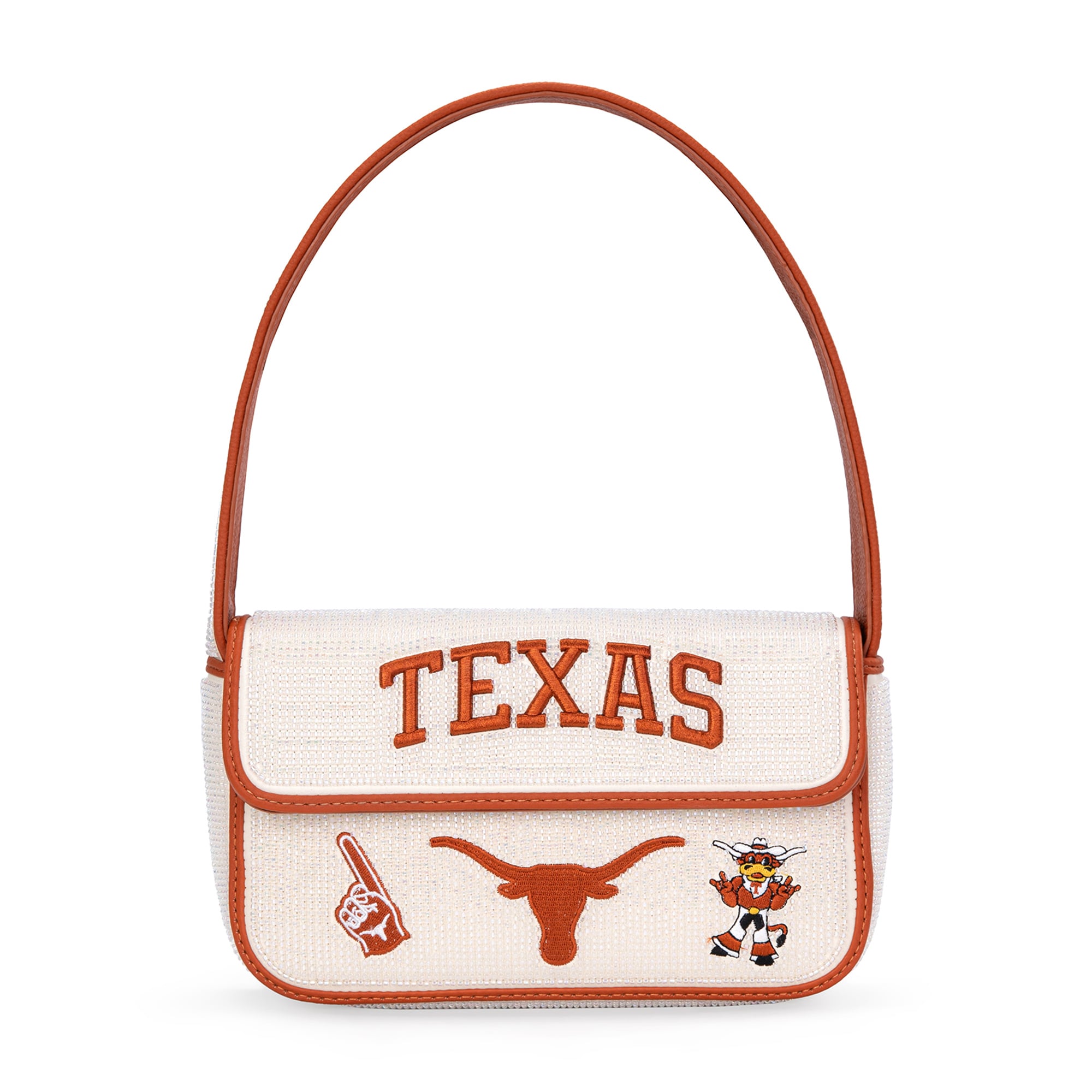 Sac à bandoulière perlé Montana West Texas Longhorns pour femme