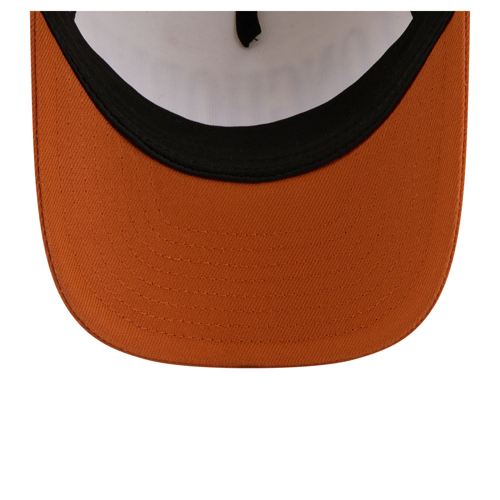 Casquette ajustable New Era 9FORTY A-Frame blanche et orange Texas Longhorns pour femme