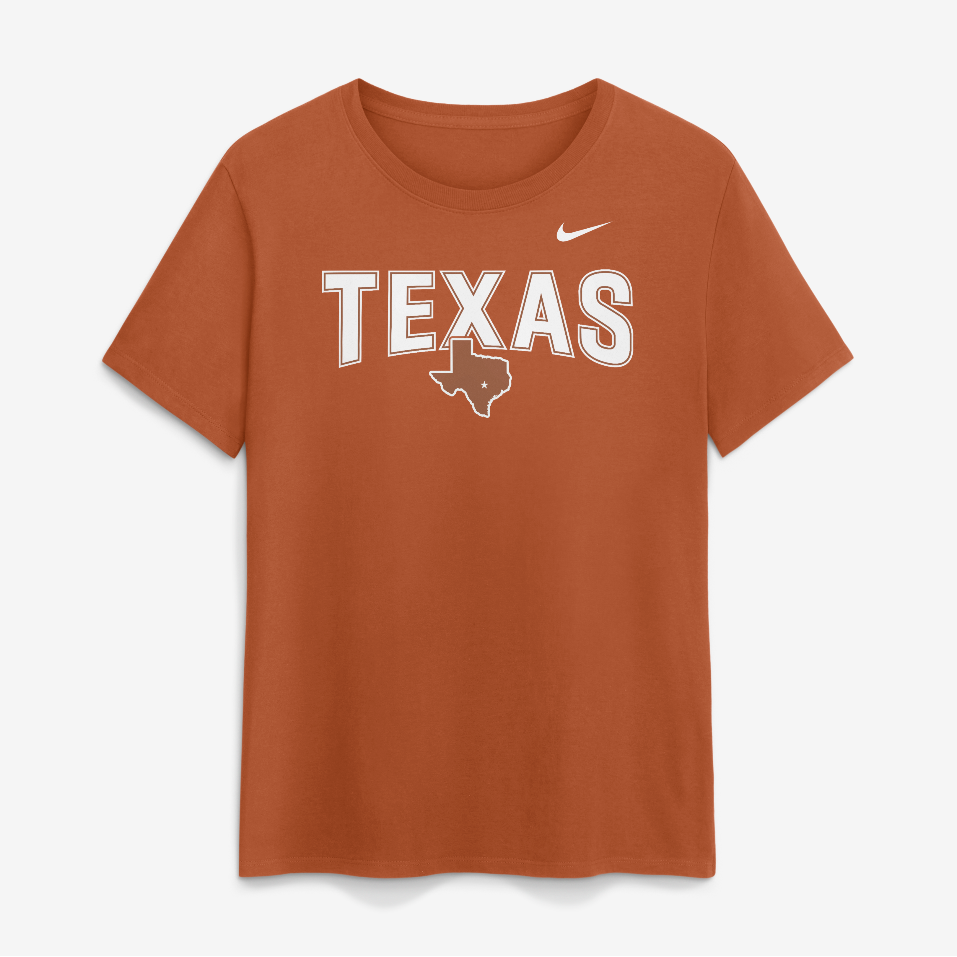 Women's Nike Texas Orange Longhorns Arch Logo T-Shirt