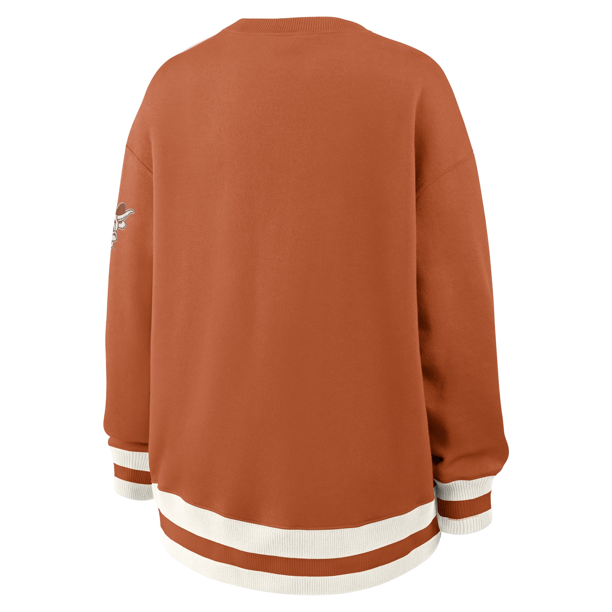 Sweat-shirt Nike Texas Orange Longhorns Oversize Legacy Arch Phoenix pour femme