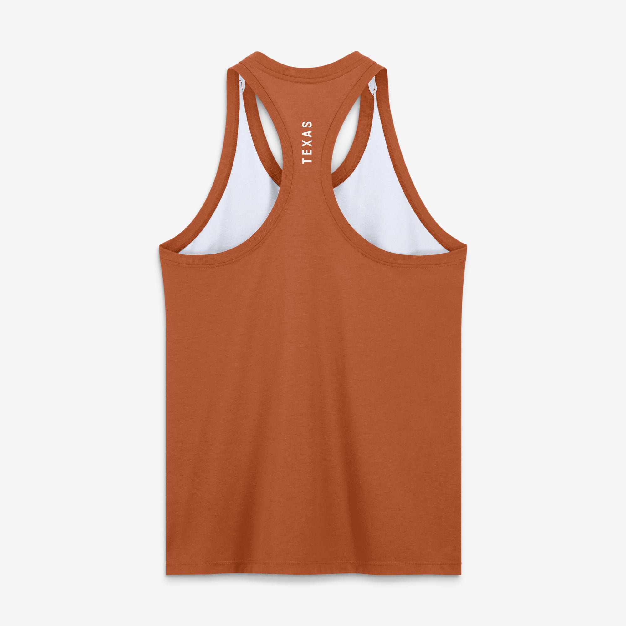 Women's Nike  White Texas Longhorns Reversible Racerback Tank Top