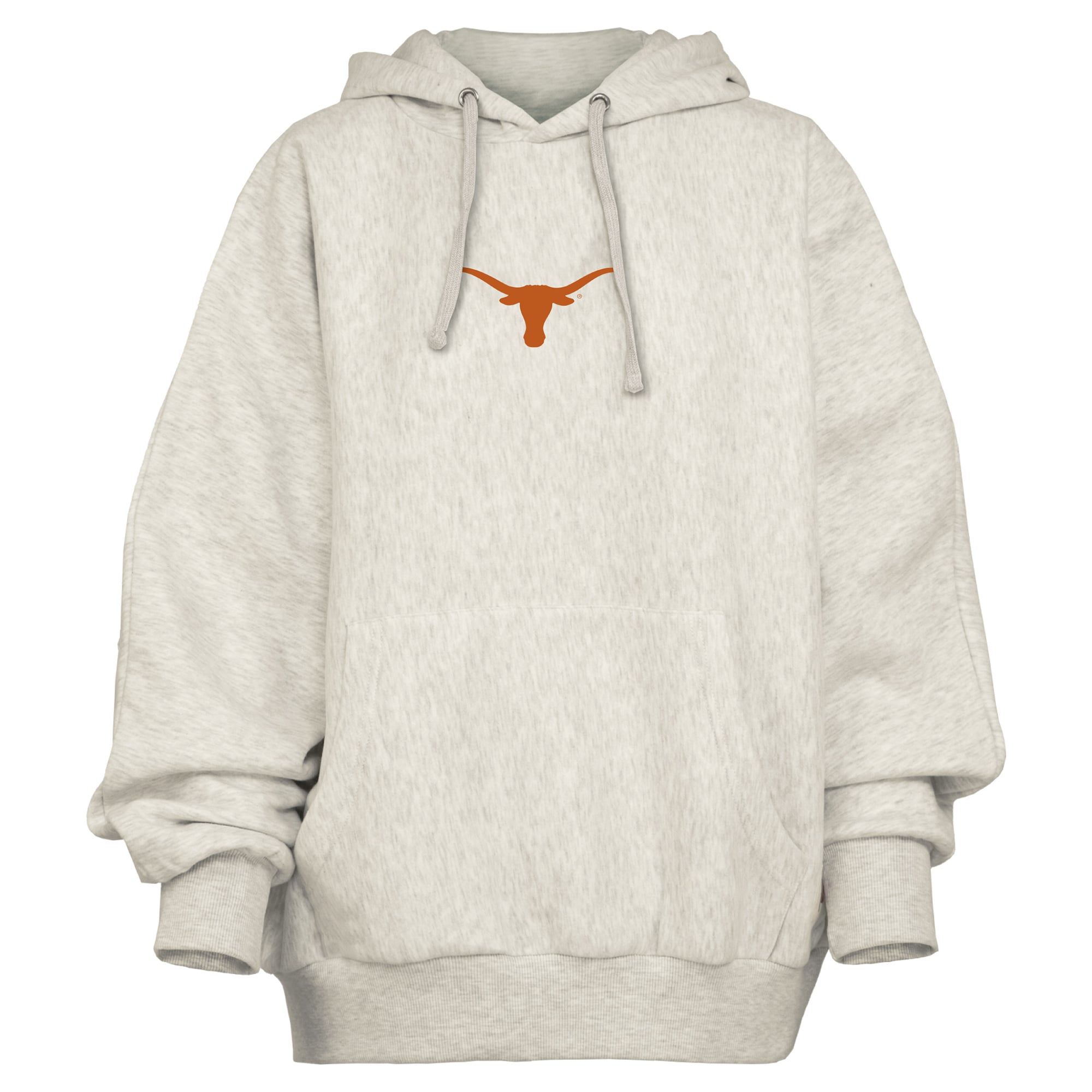 Sweat à capuche oversize gris Pressbox Texas Longhorns Belvedere pour femme