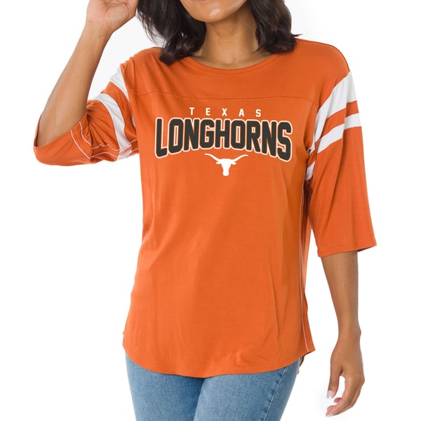 Women’s Texas Orange Texas Longhorns Relaxed Abigail Half-Sleeve T-Shirt