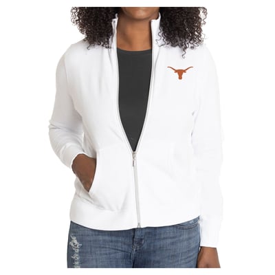 Texas Longhorns Women's Fallon Full-Zip Jacket - White