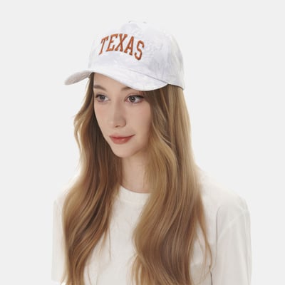 Texas Longhorns ZooZatz Women's Snow Camo A-Frame Adjustable Hat - Camo