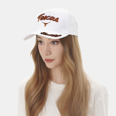 Texas Longhorns ZooZatz Women's Sweet Spirit A-Frame Adjustable Hat - White