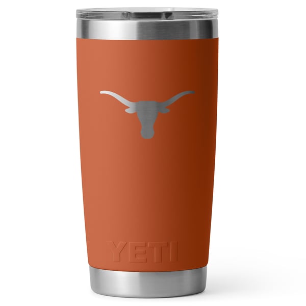 YETI Texas Longhorns 20oz. Rambler Tumbler with Magslider Lid