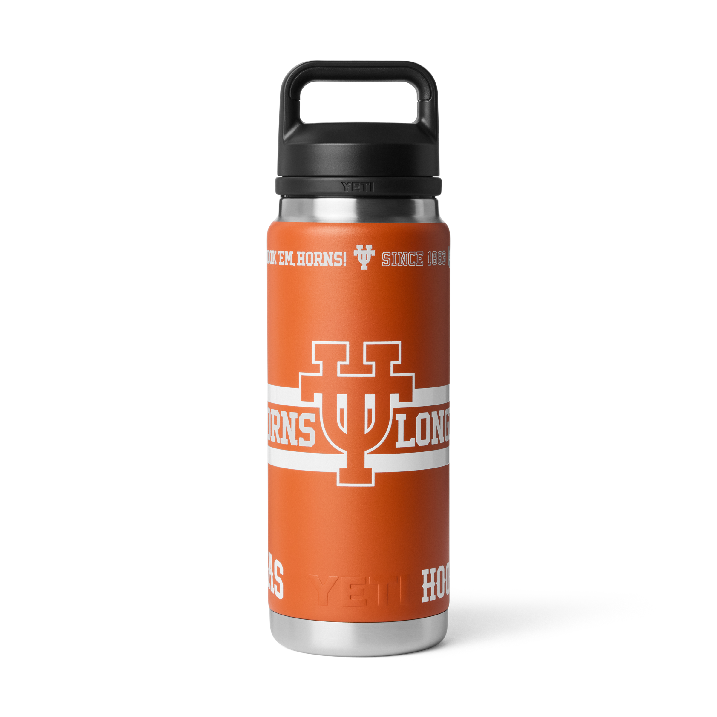 YETI Texas Longhorns 26oz. Fandom Rambler Chug Water Bottle