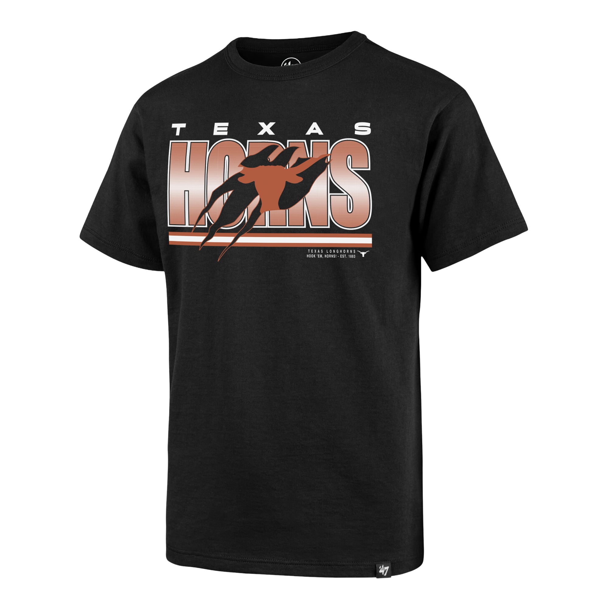 T-shirt pour jeunes '47 Black Texas Longhorns Thunder Rip Franklin