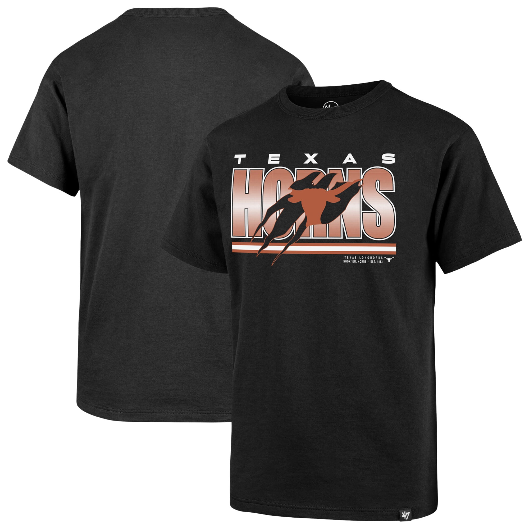 T-shirt pour jeunes '47 Black Texas Longhorns Thunder Rip Franklin
