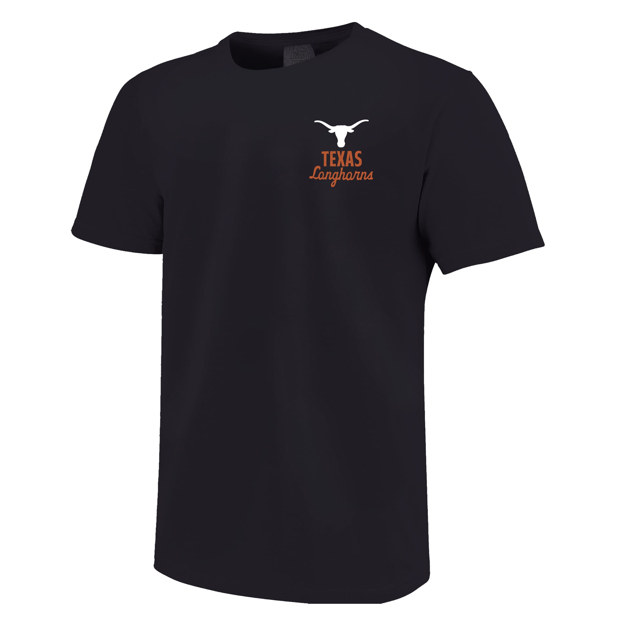 T-shirt noir à superposition de mascotte des Texas Longhorns pour jeunes
