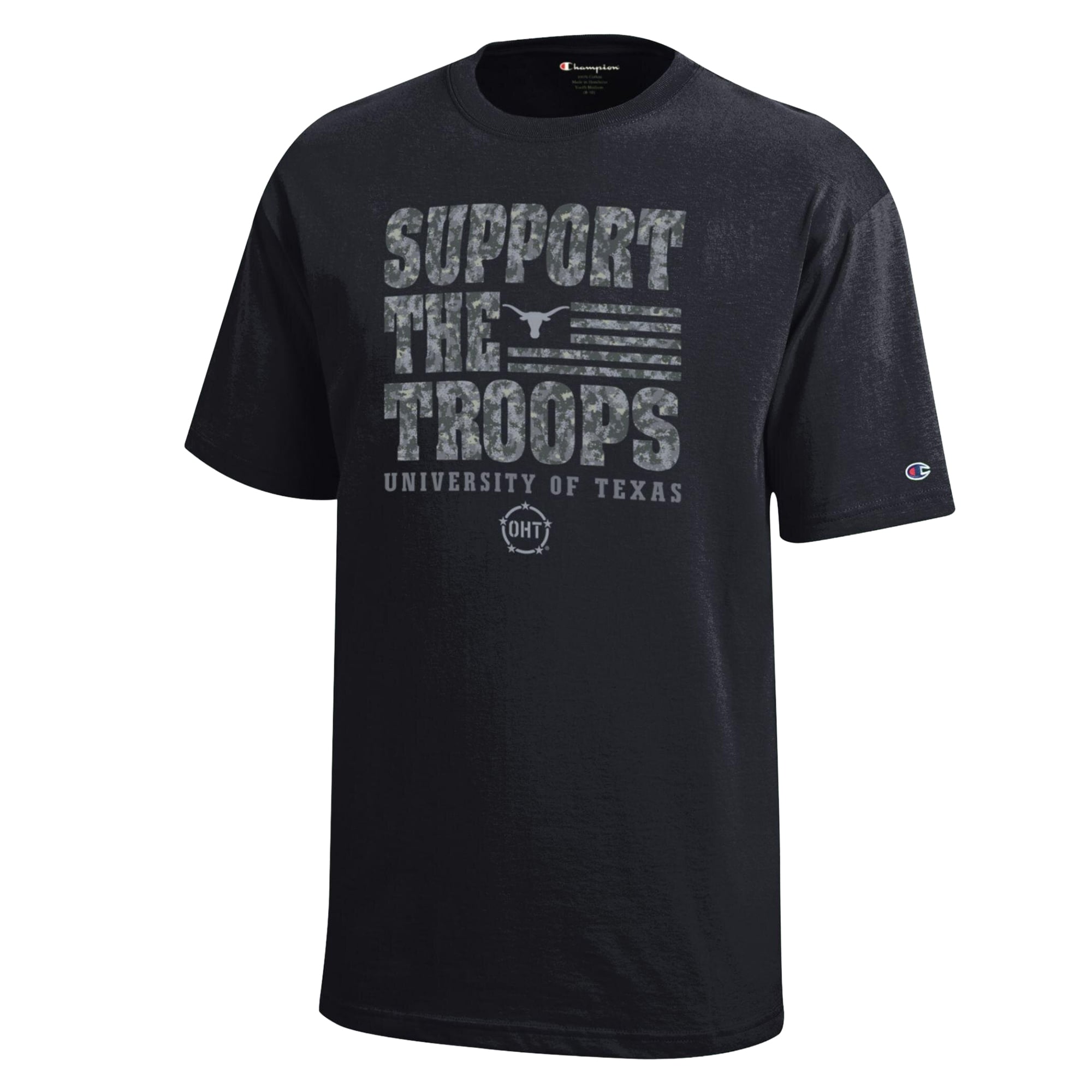 T-shirt « Opération Coup du chapeau » des Black Texas Longhorns, champions de la jeunesse