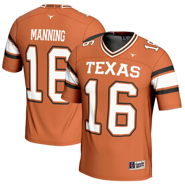 Youth GameDay Greats Arch Manning Texas Orange Texas Longhorns NIL Player Football Jersey