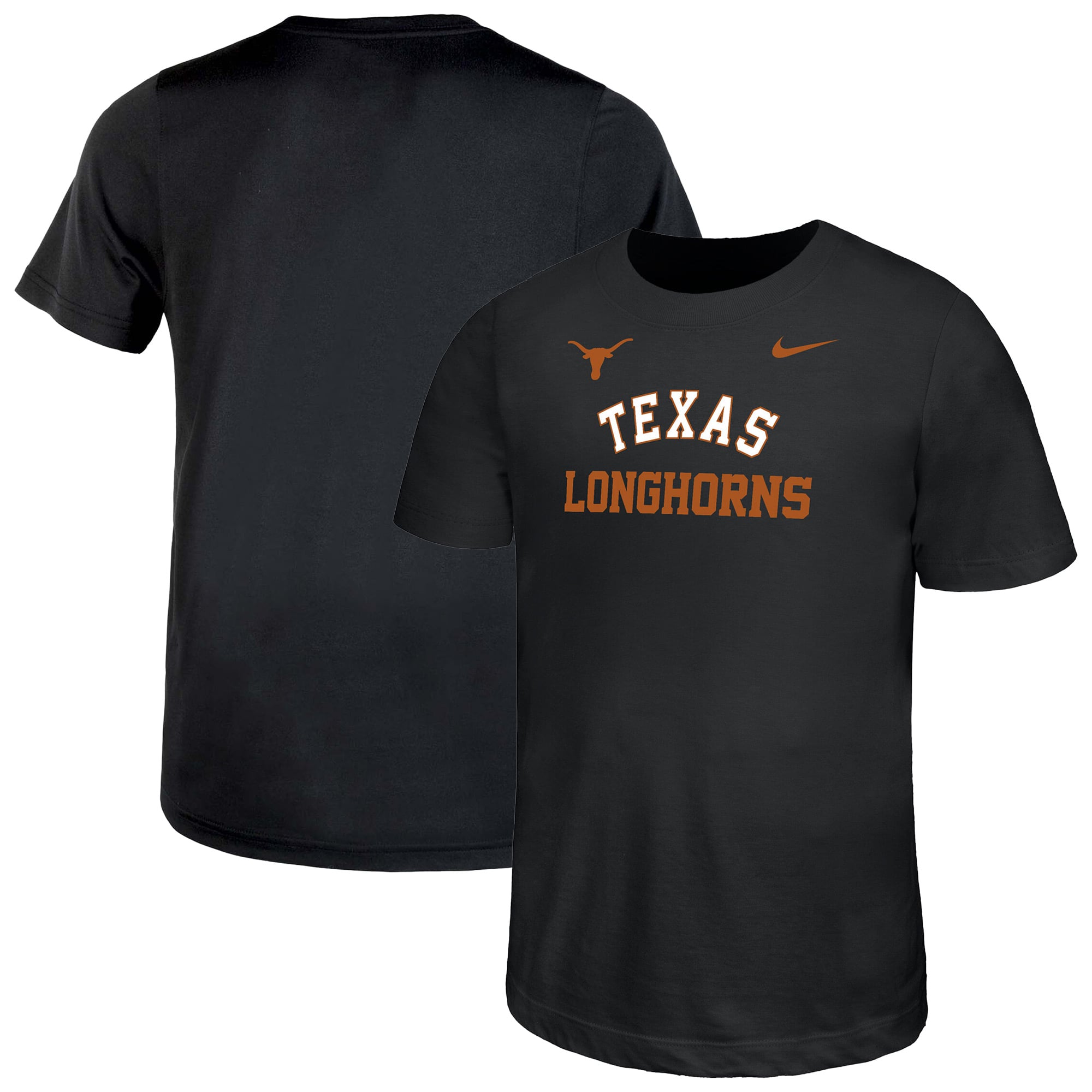 Youth Nike Black Texas Longhorns Legend Dri-FIT T-Shirt