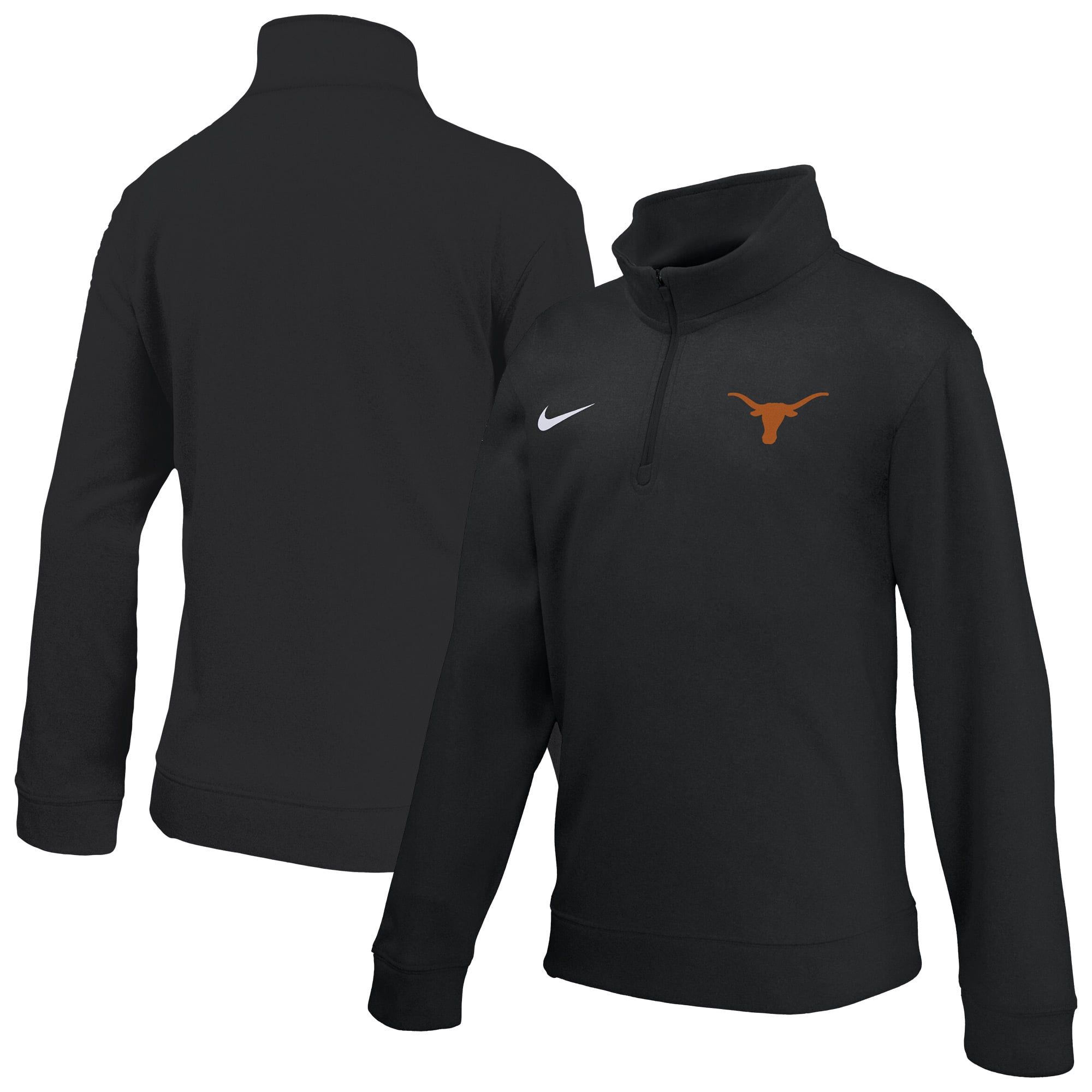 Pull-over Nike Therma-FIT noir Texas Longhorns pour enfant